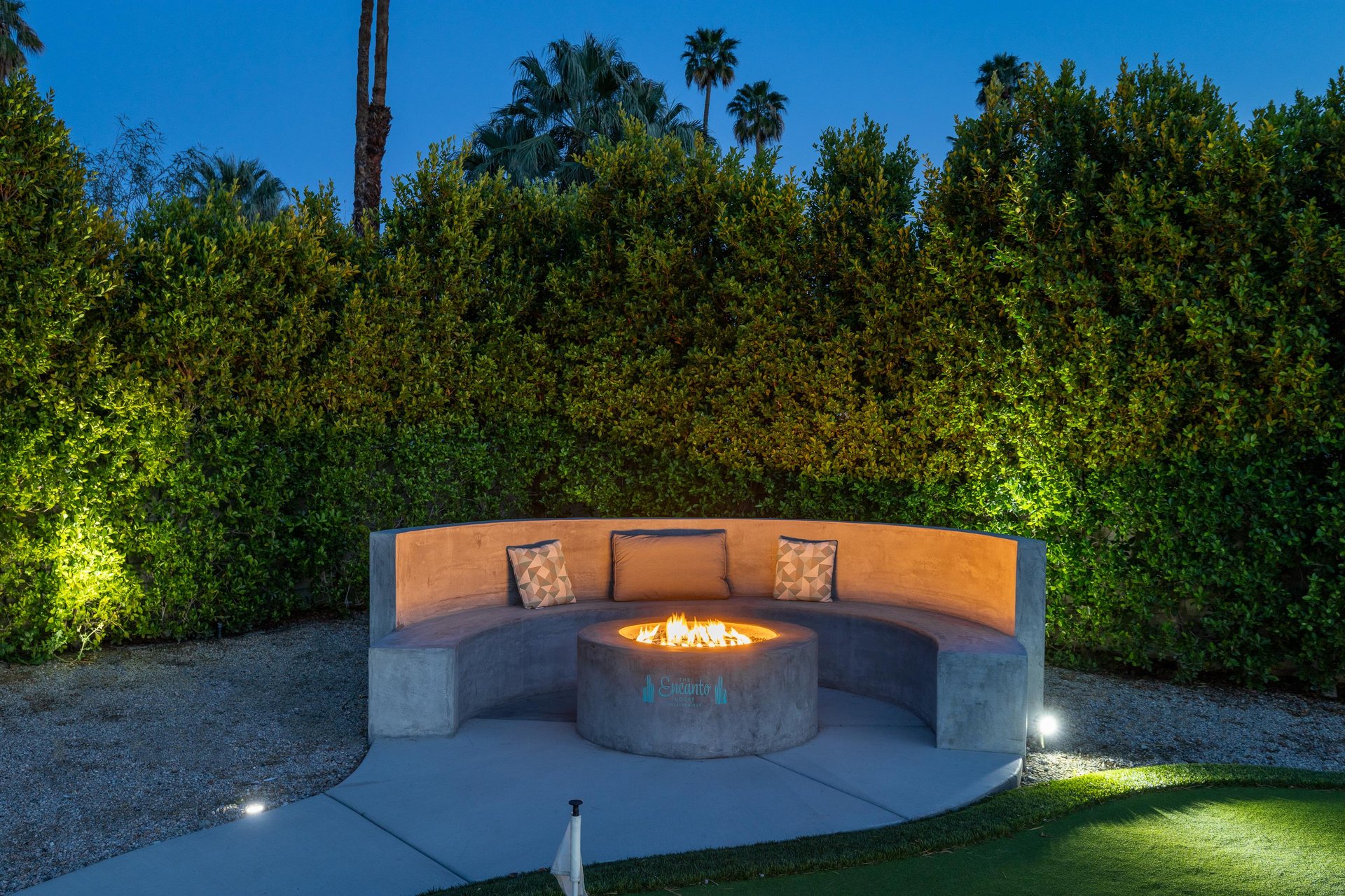 Time to light up the firepit and gossip