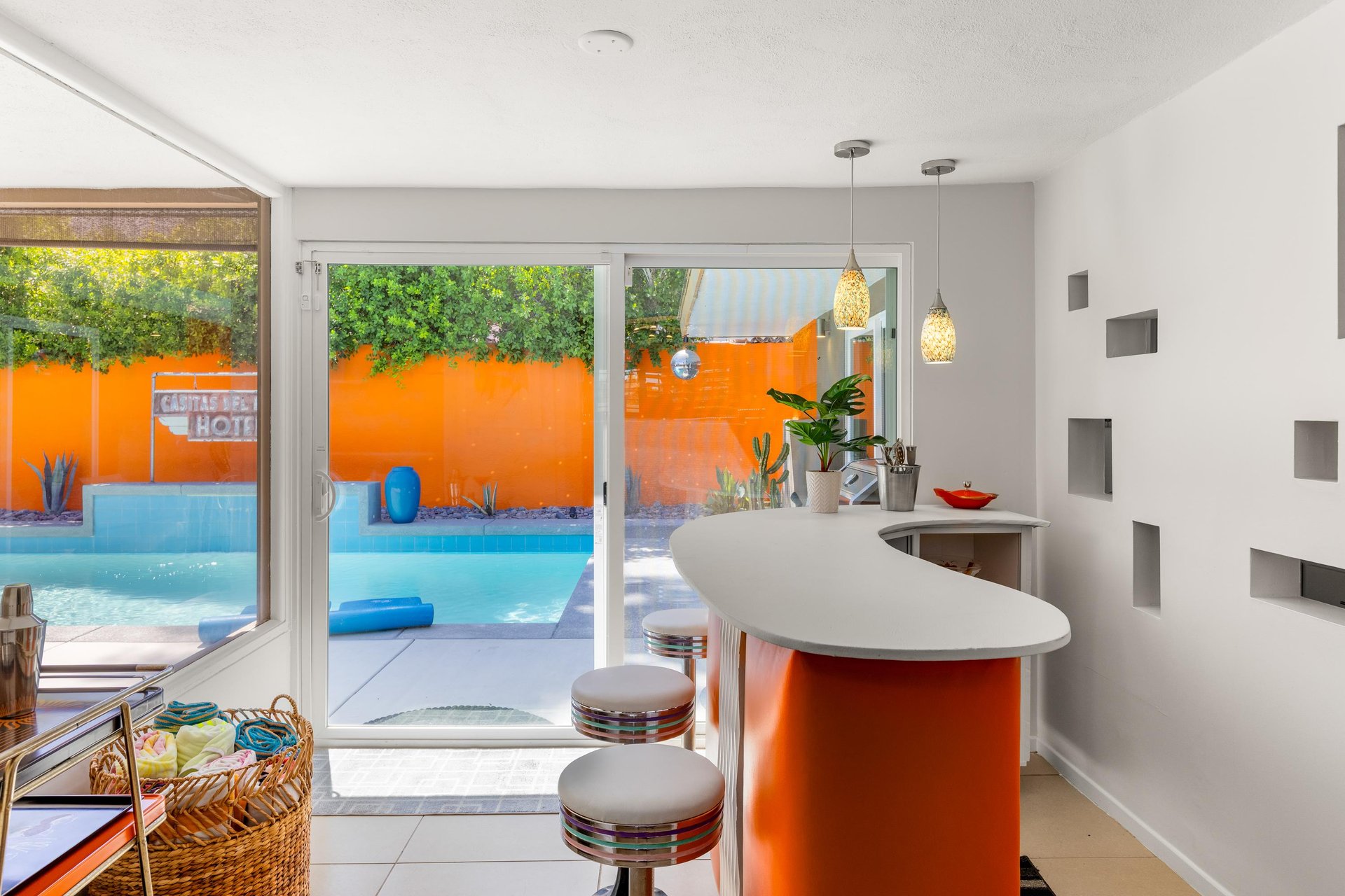 Enjoy the bar just next to the pool area