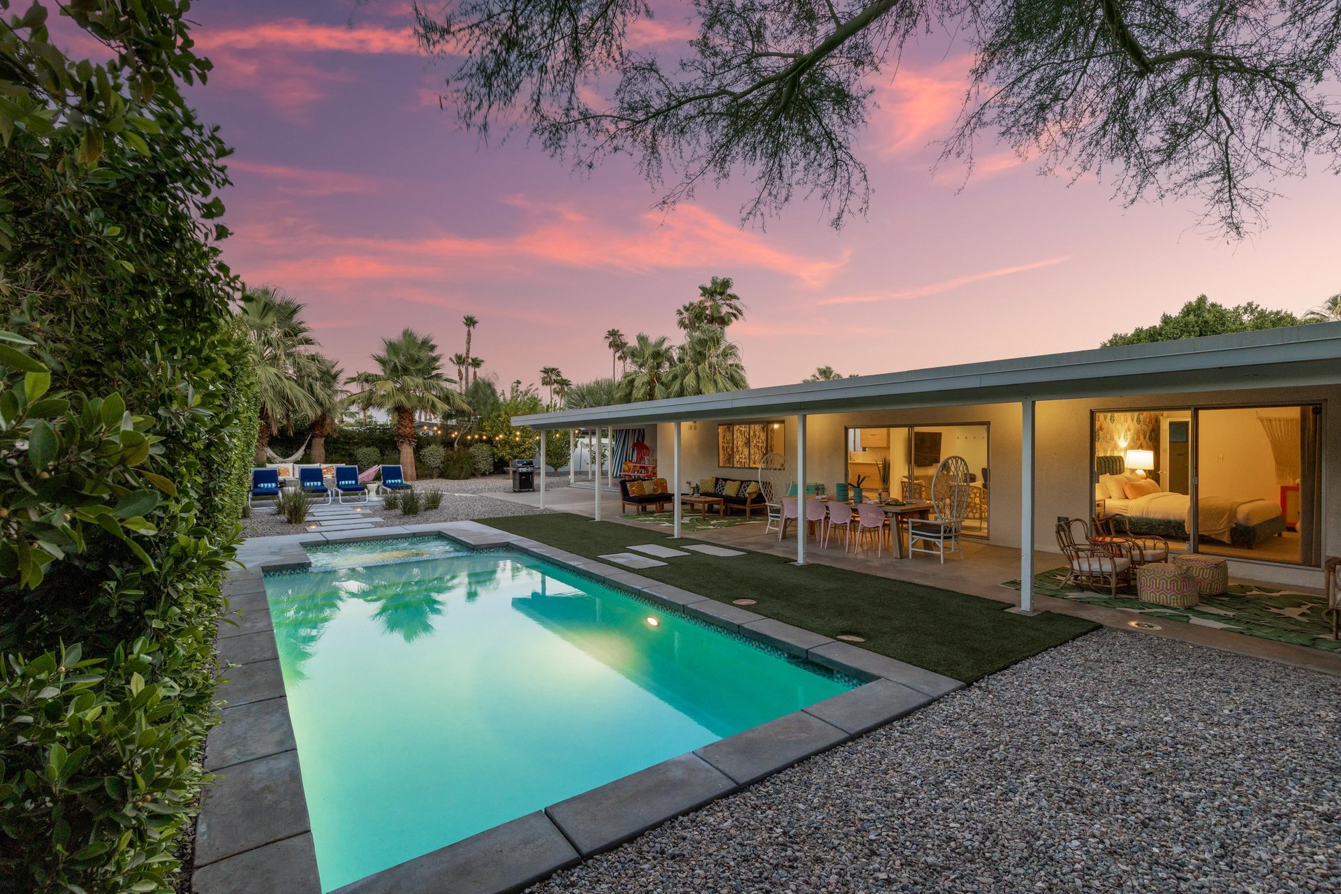 Amazing sunsets await