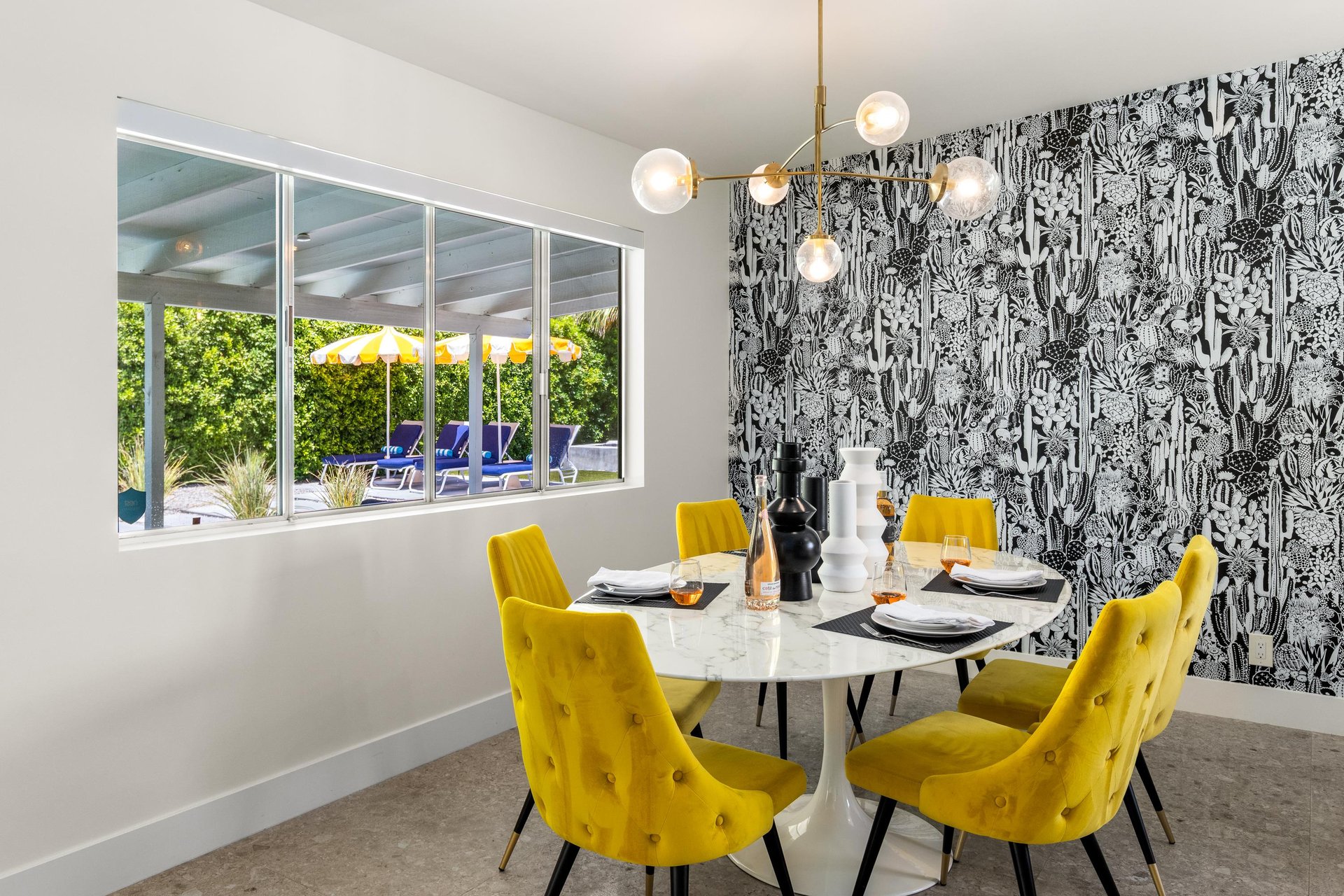 Mid century modern dining room