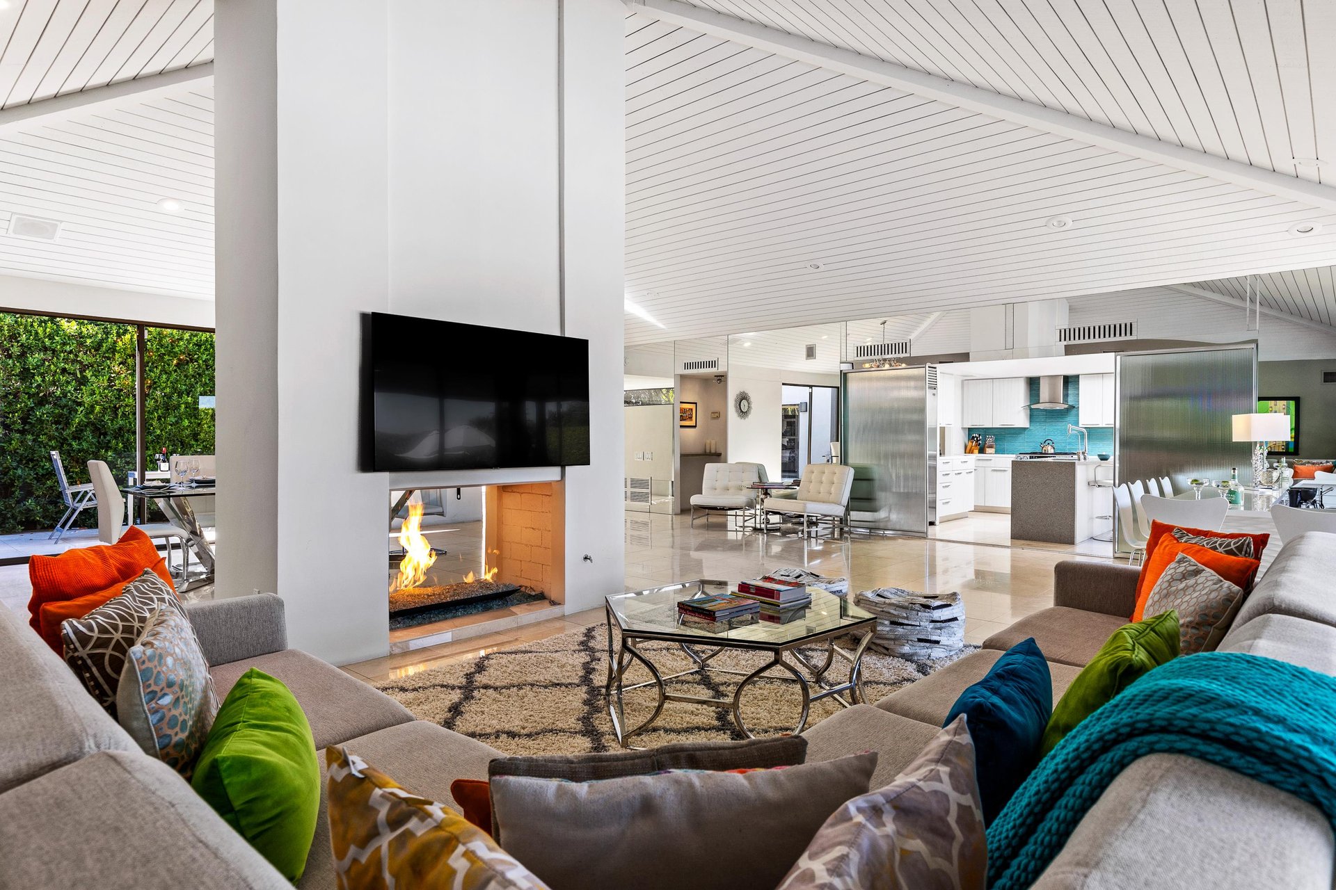 Open space living room