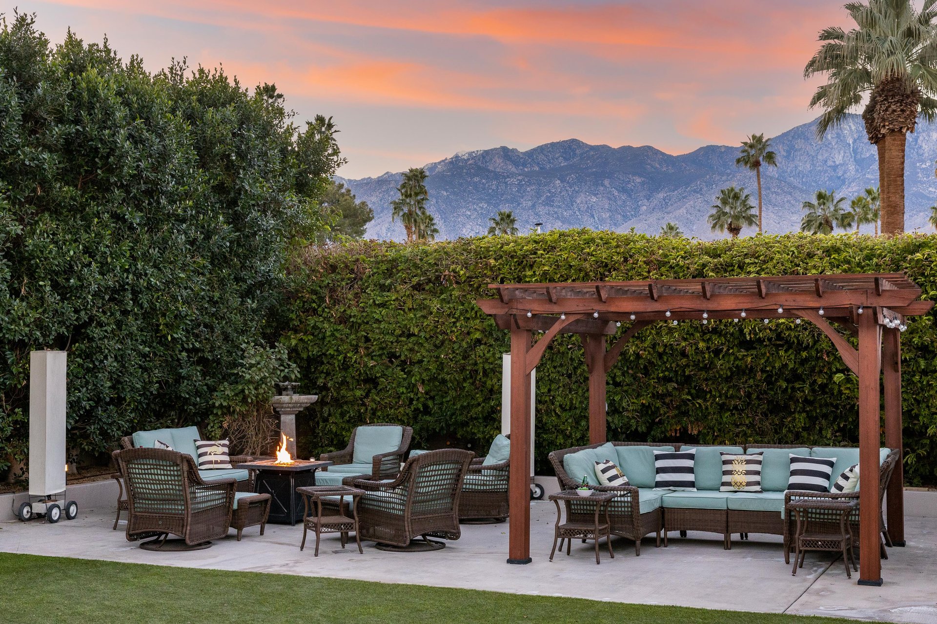 Stunning mountain sunsets