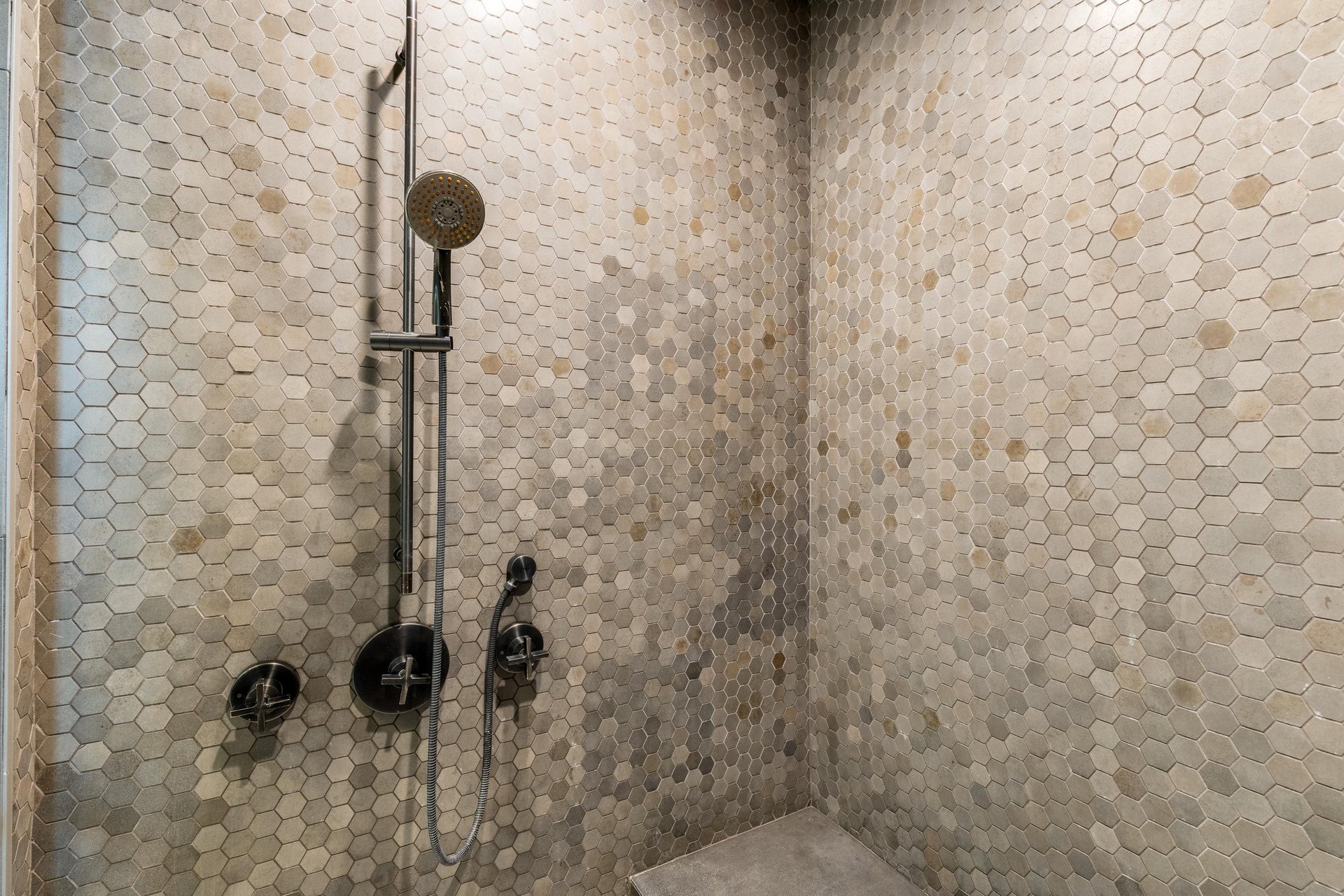 Primary bathroom shower