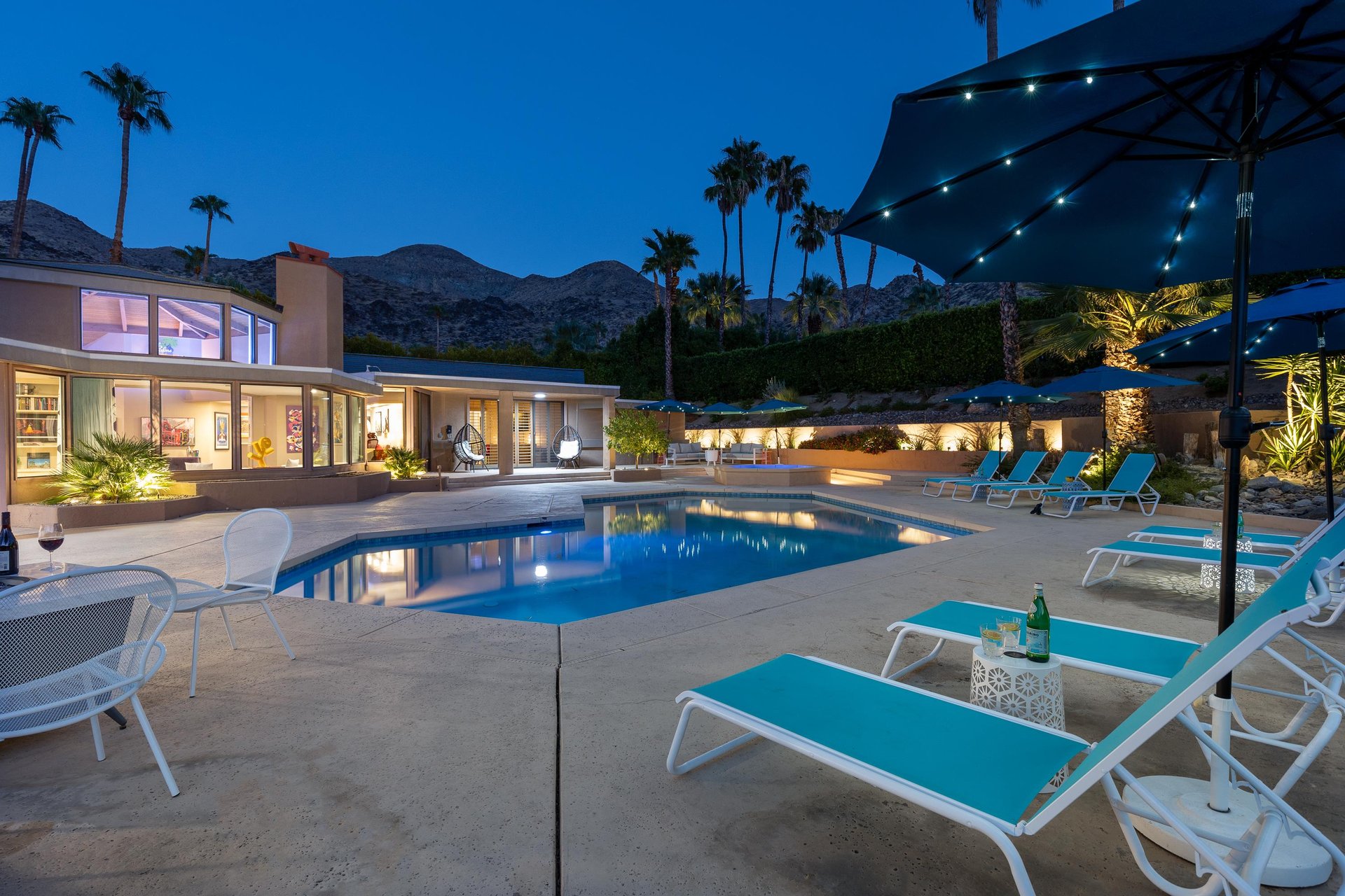 Spend your evenings relaxing by the pool