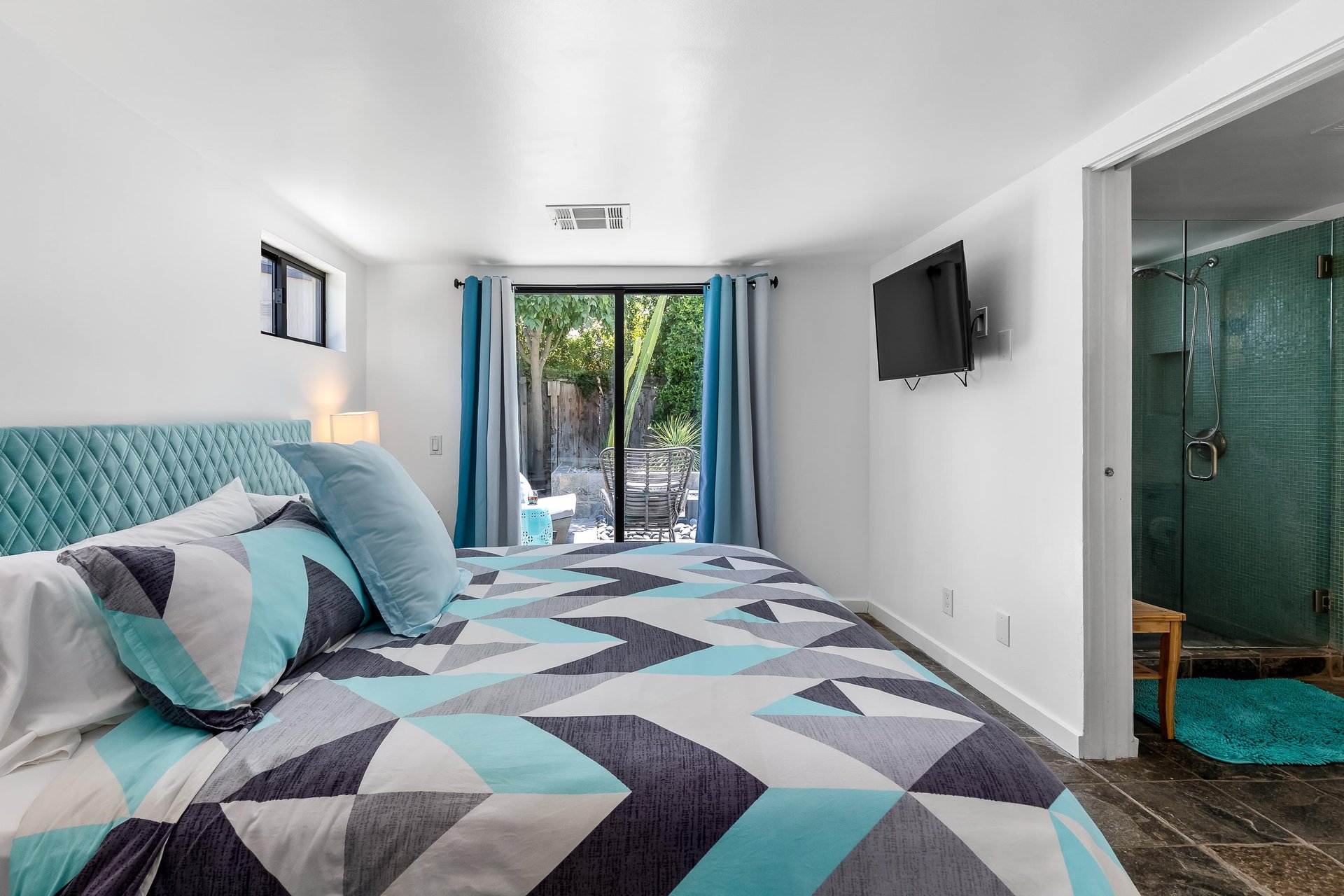 Comfortable guest bedroom