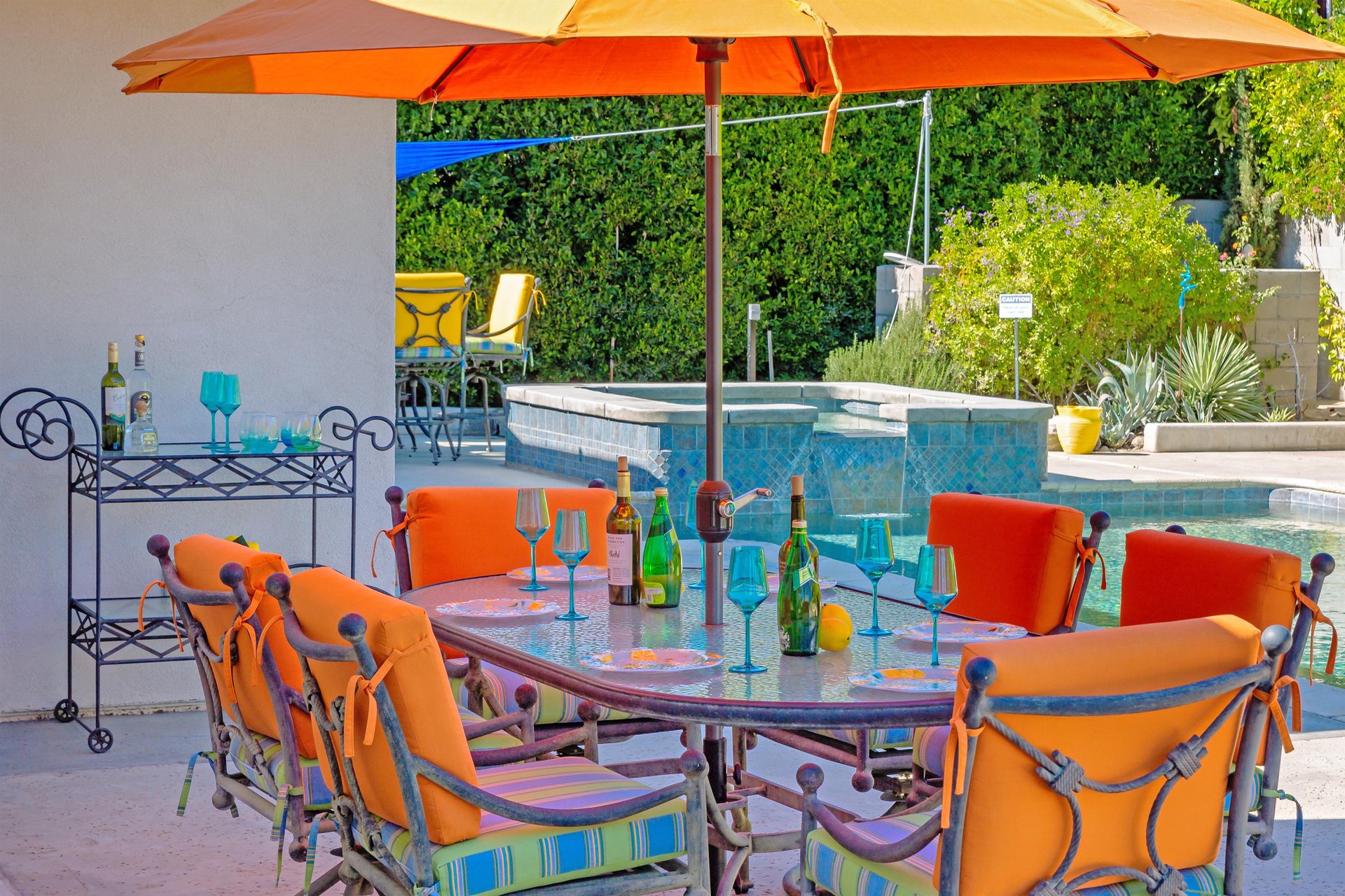 Sip a cocktail by the pool