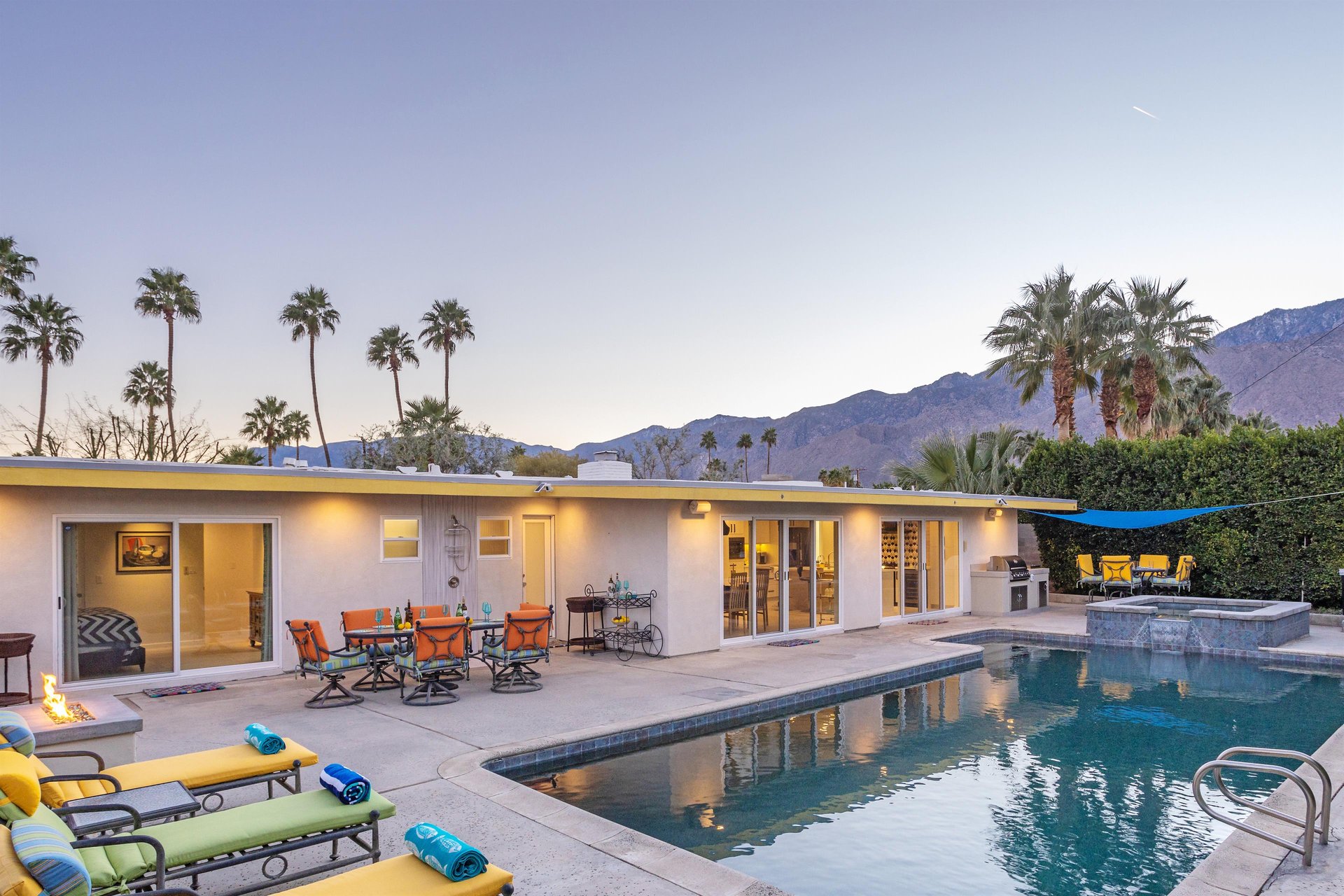 Fall in love with sunsets swim