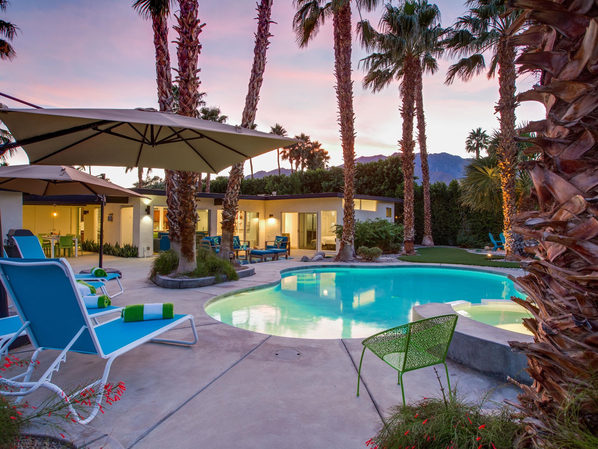 Fall in love with sunset swims