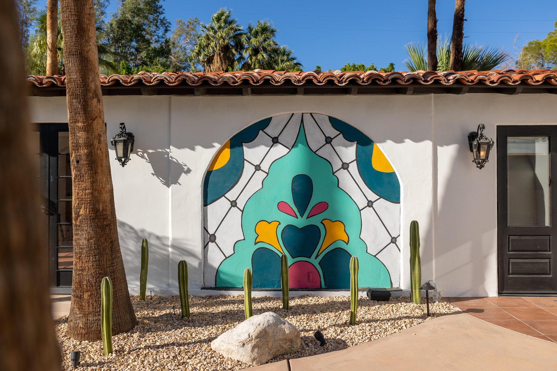 Incredible Spanish inspired art throughout