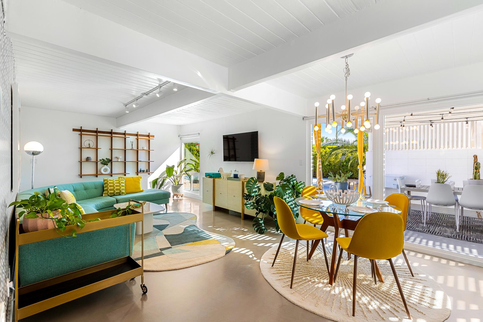 Decorated with restrained exuberance