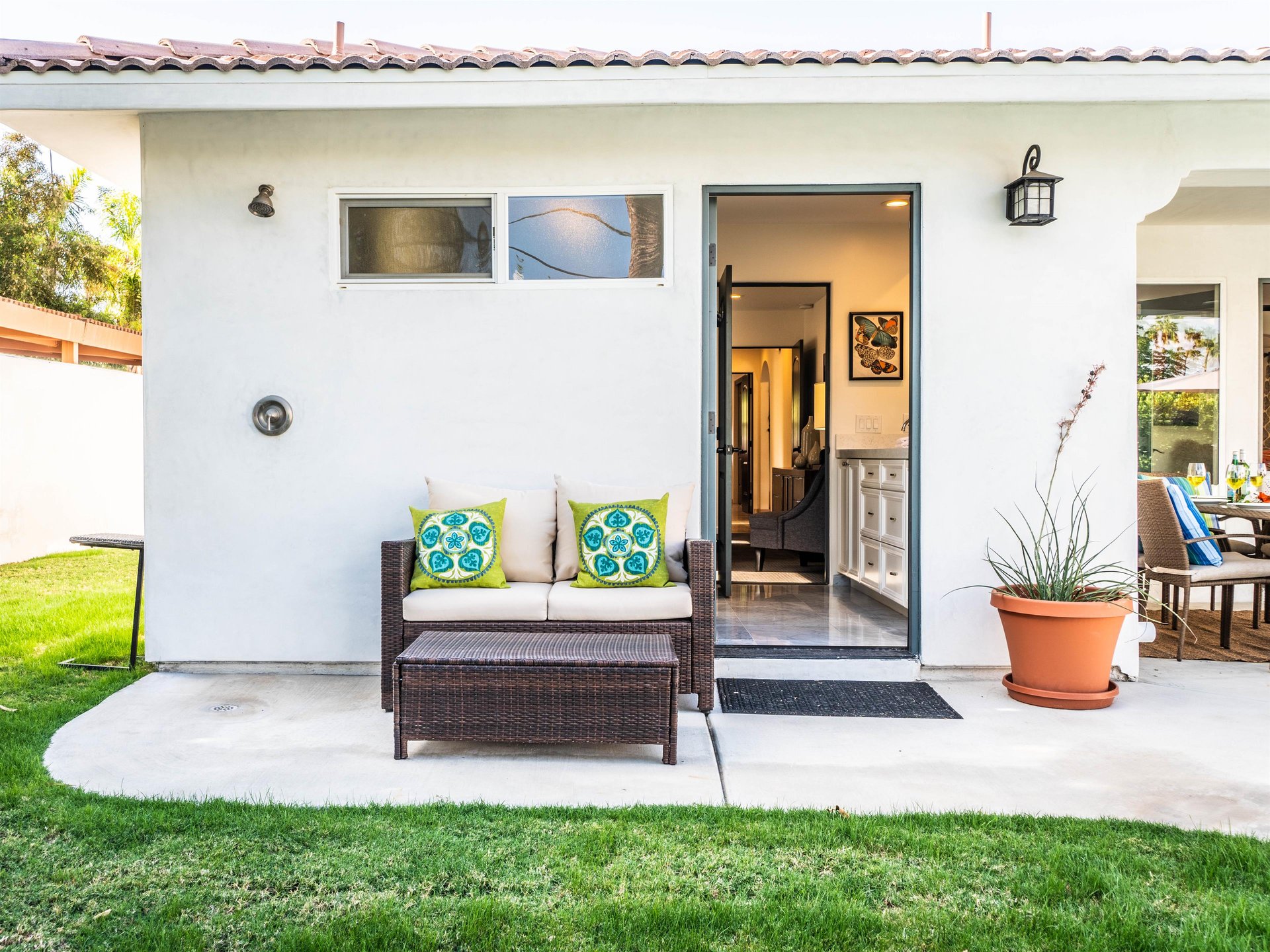 Find a quiet spot to enjoy a cup of coffee