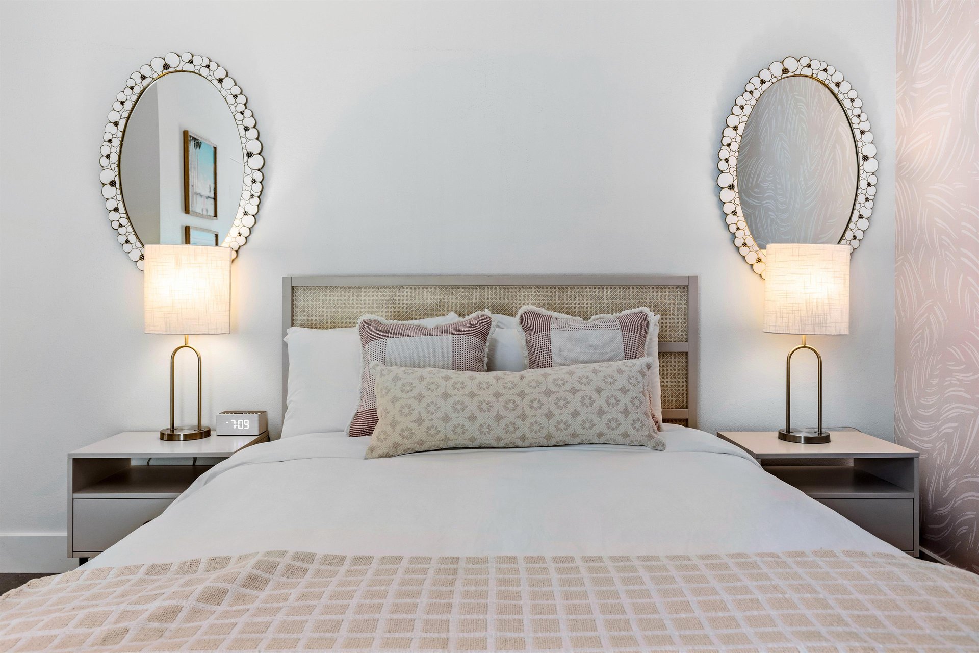 Comfortable guest bedroom