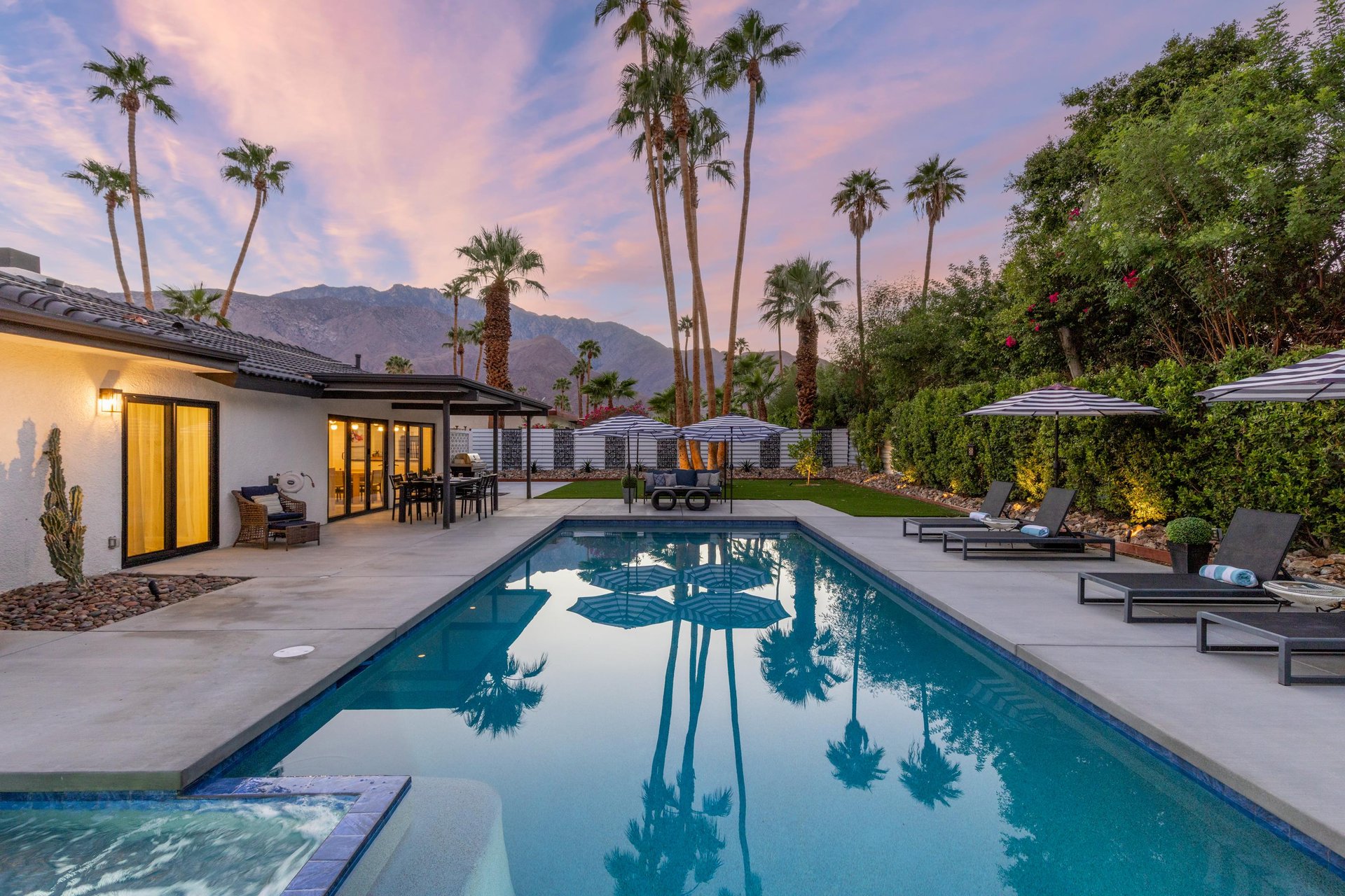 Beautiful pool and spa