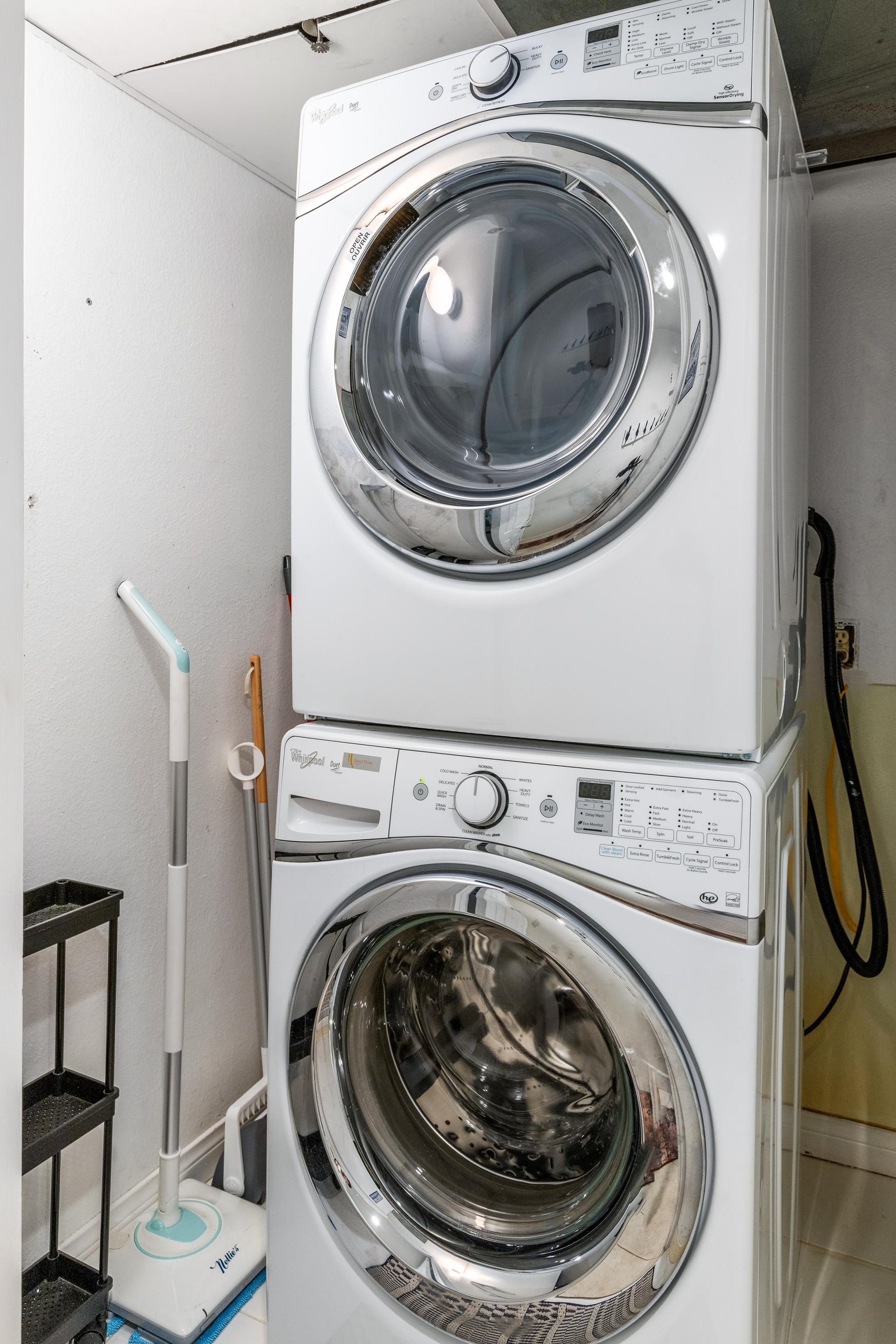 Washer and dryer