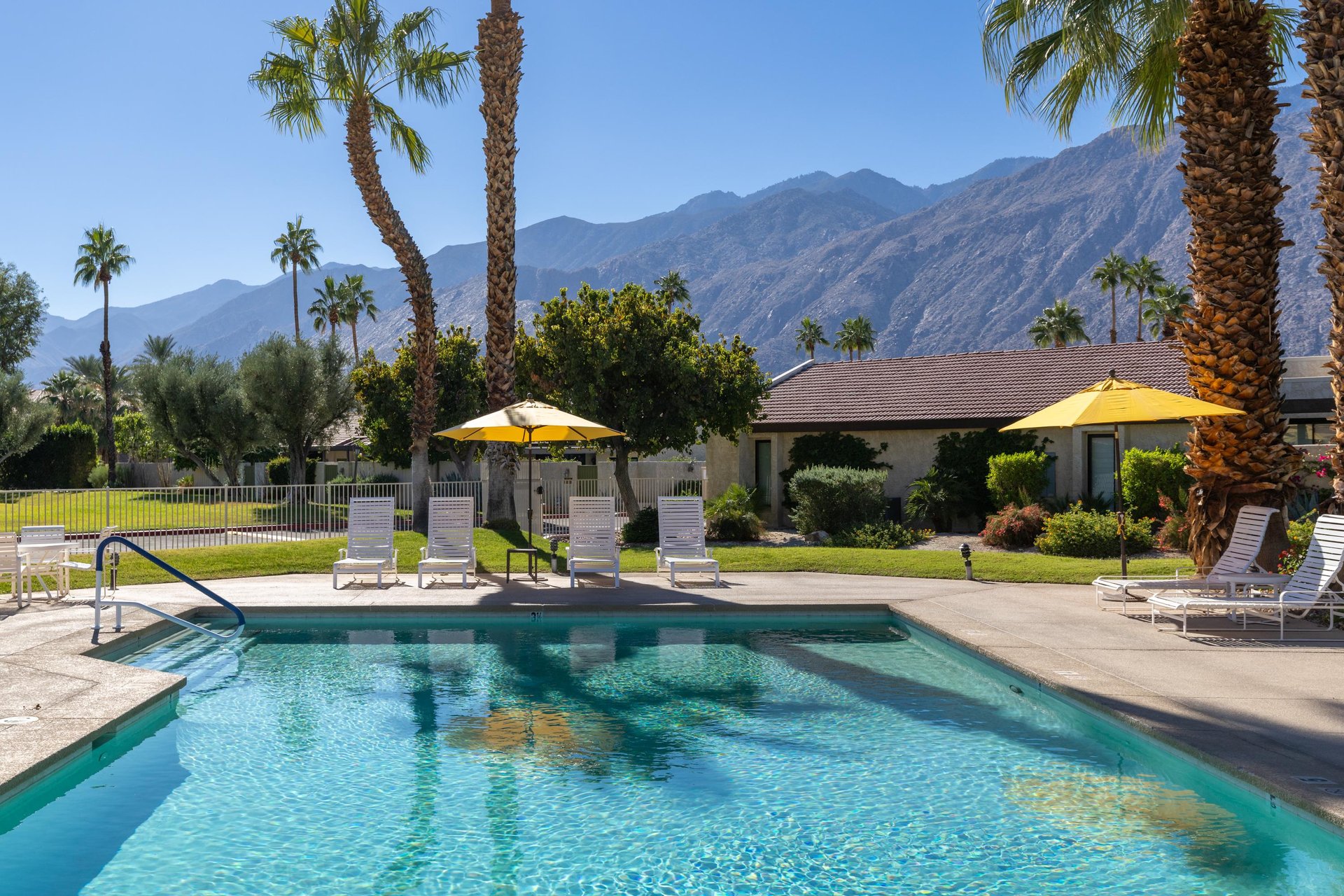 Gorgeous pool with mountain views
