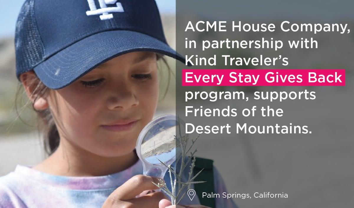 ACME House  Kind Traveler Partnership