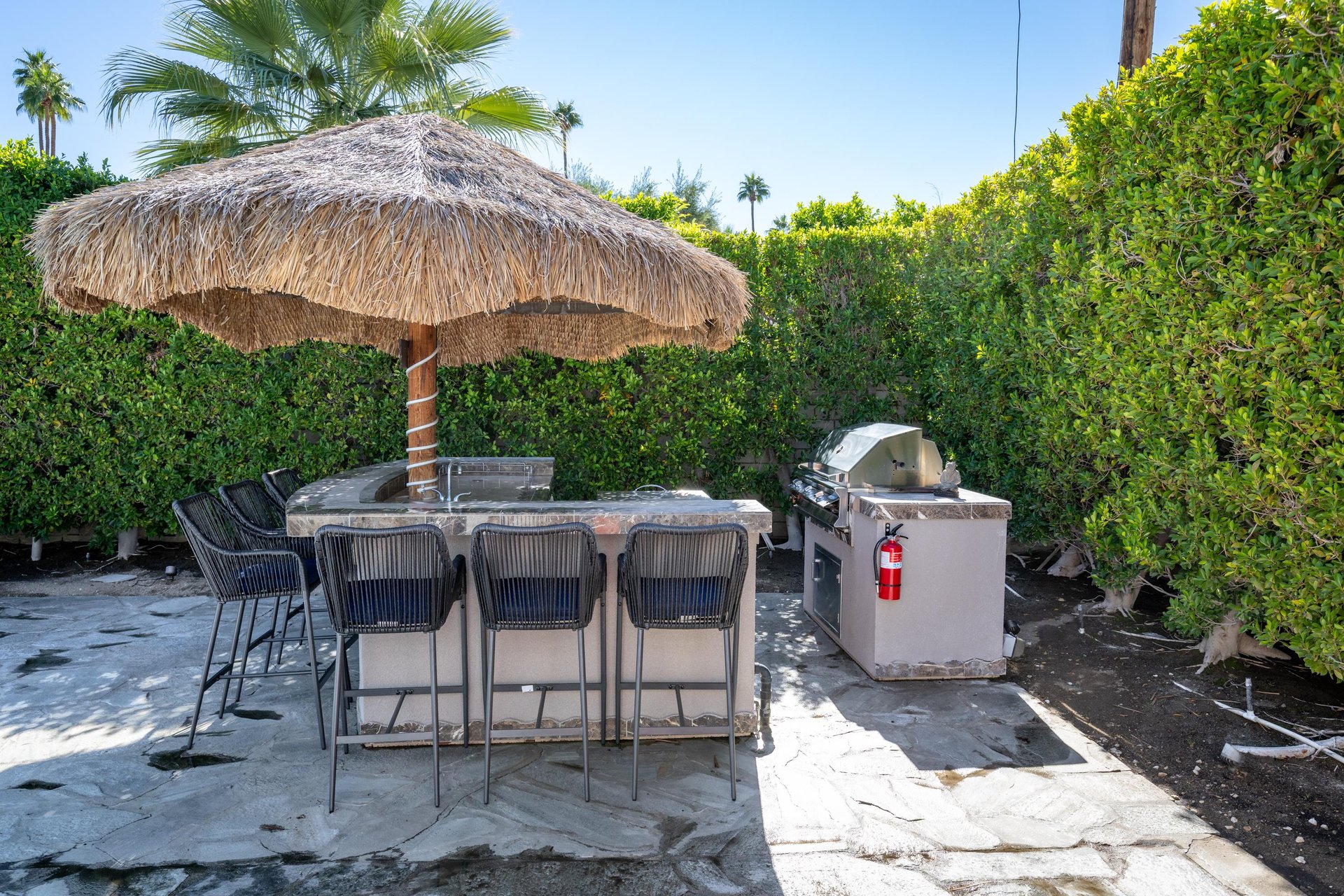 Enjoy your meals poolside