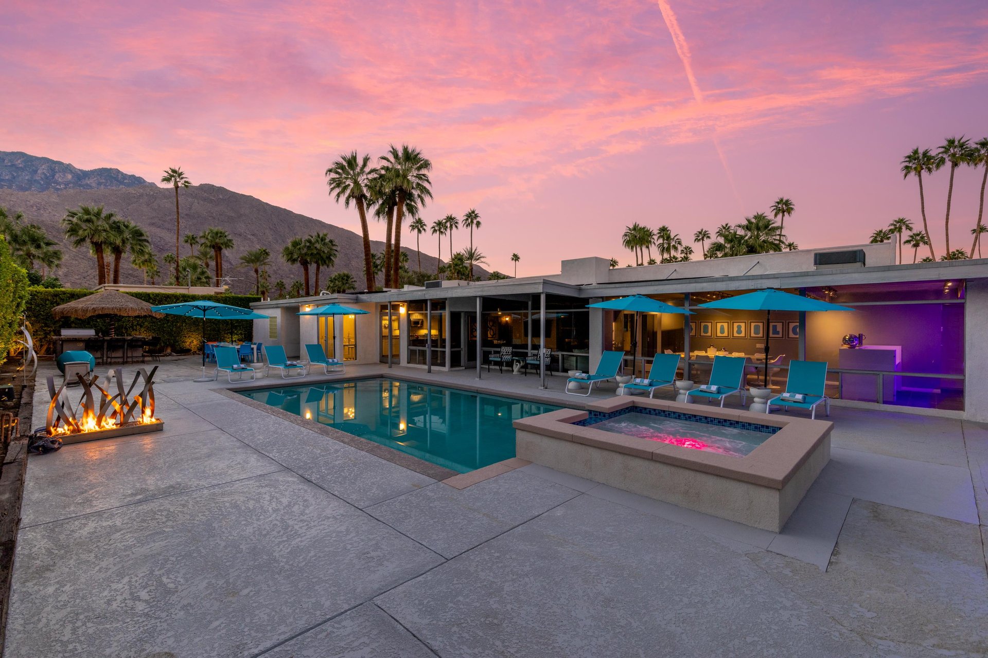 Imagine yourself enjoying the sunset from the Pool