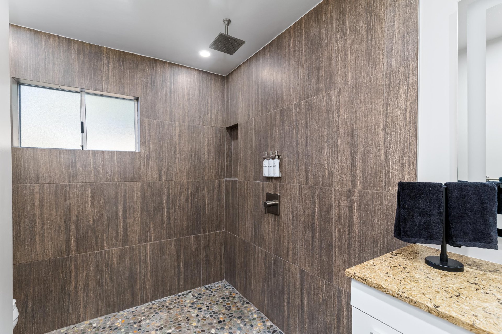 Guest bathroom shower