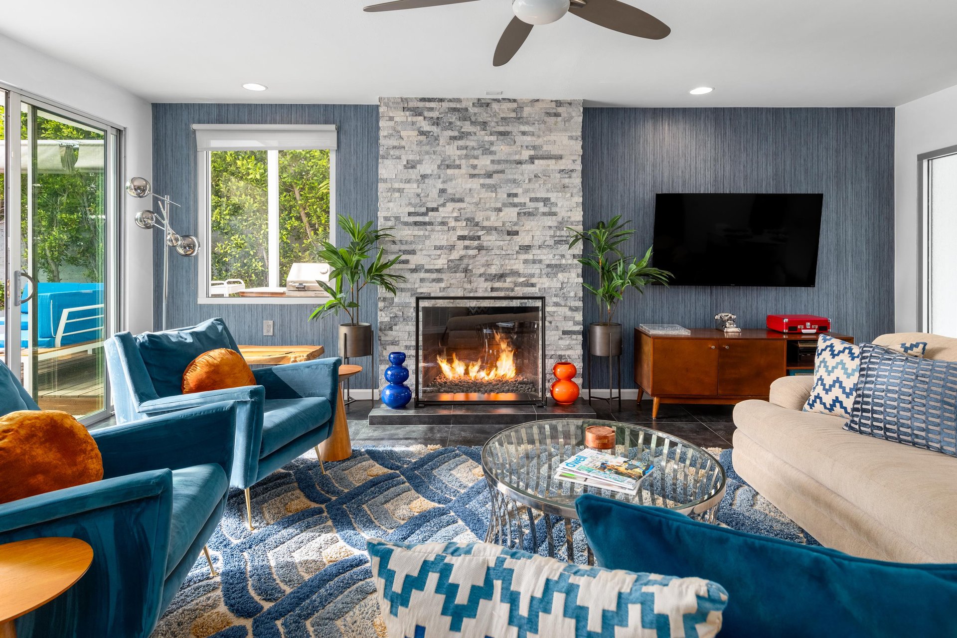 Modern design elements throughout