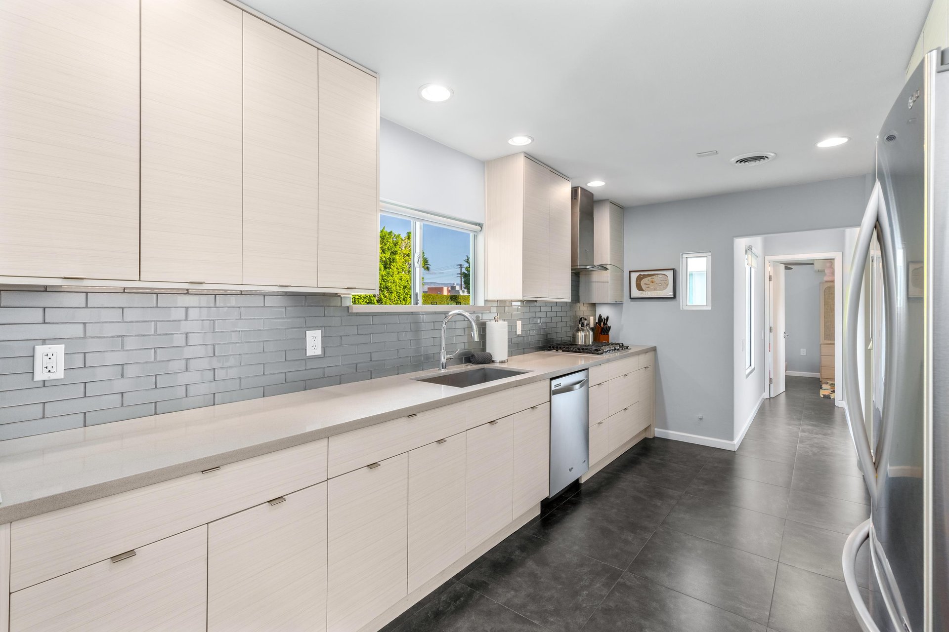 Modern kitchen with modern appliances