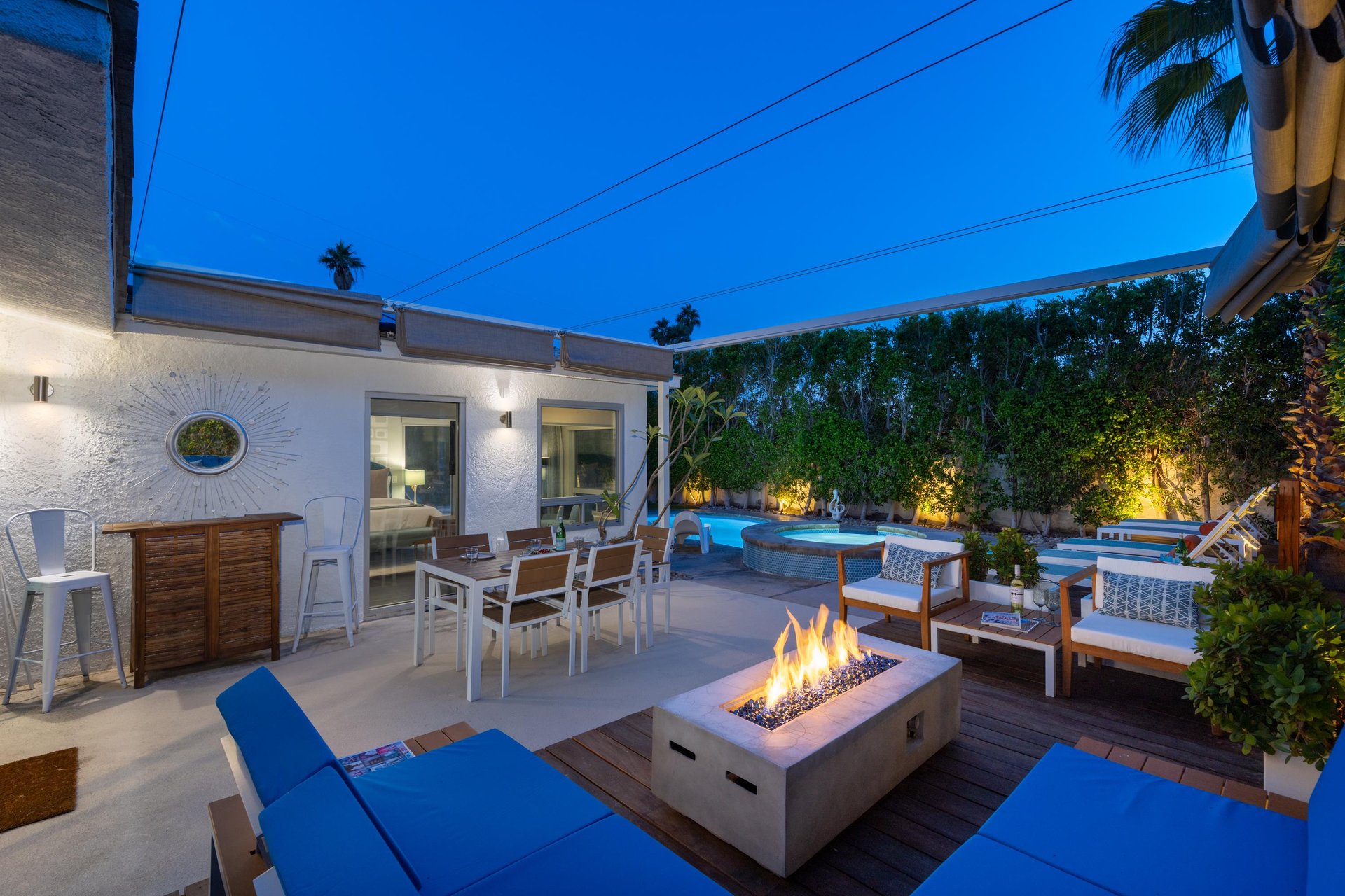 Time to gather around the fire pit