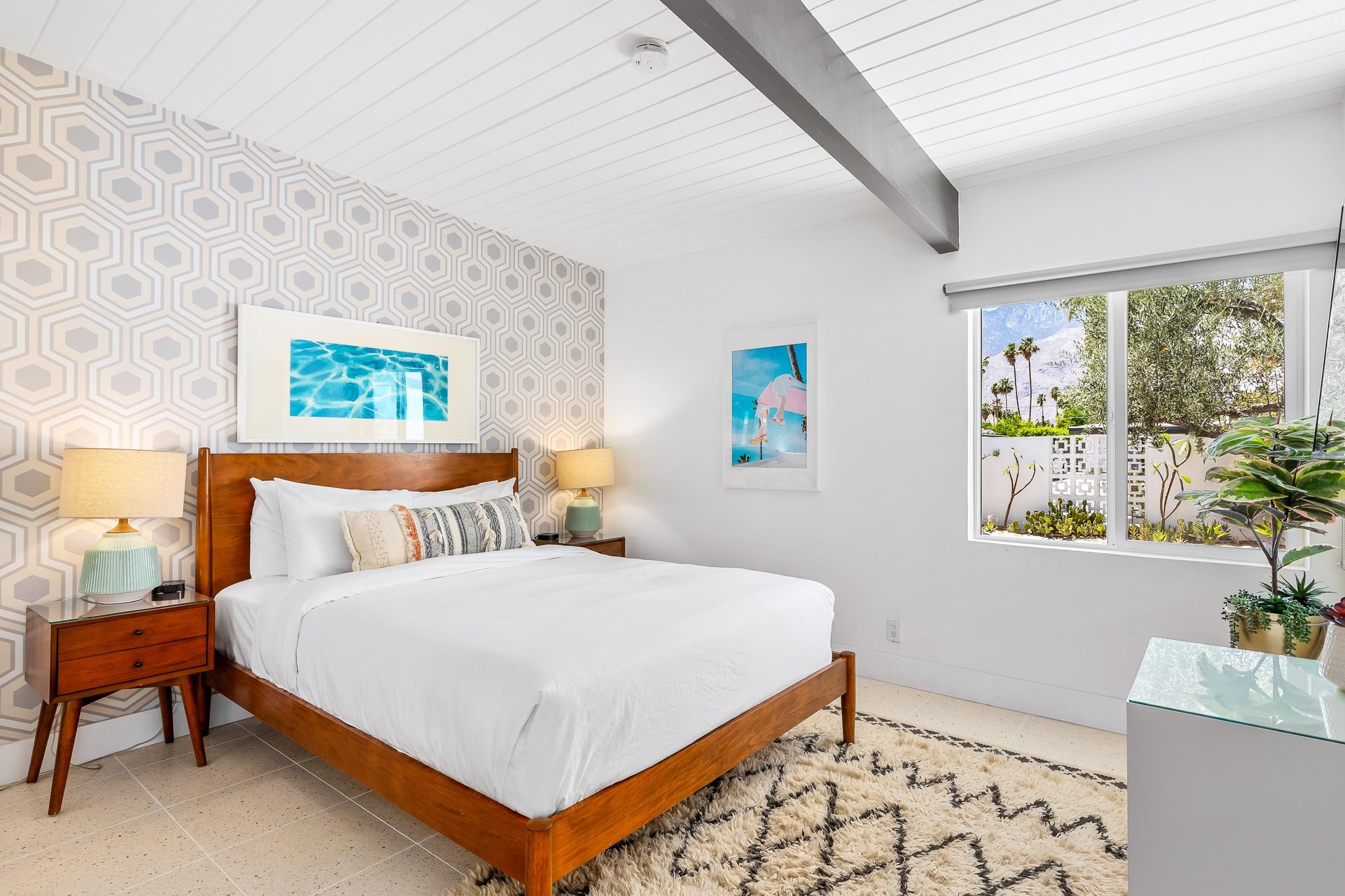 Restful guest bedroom