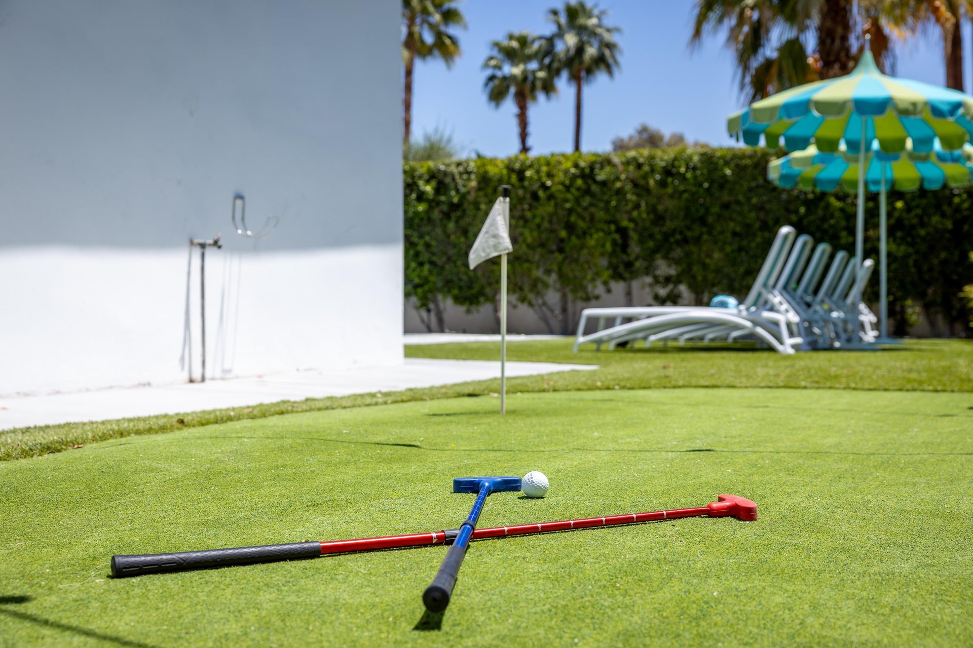 Play a round of mini golf