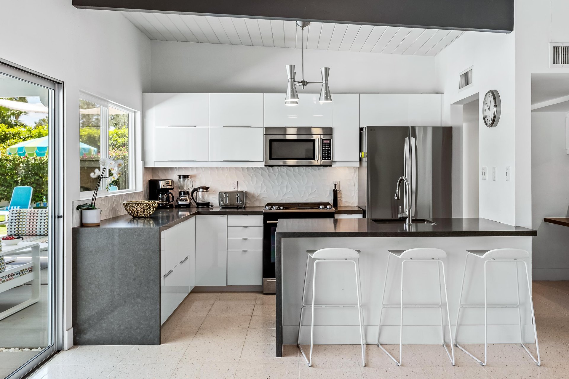 Pull up a seat at the breakfast bar