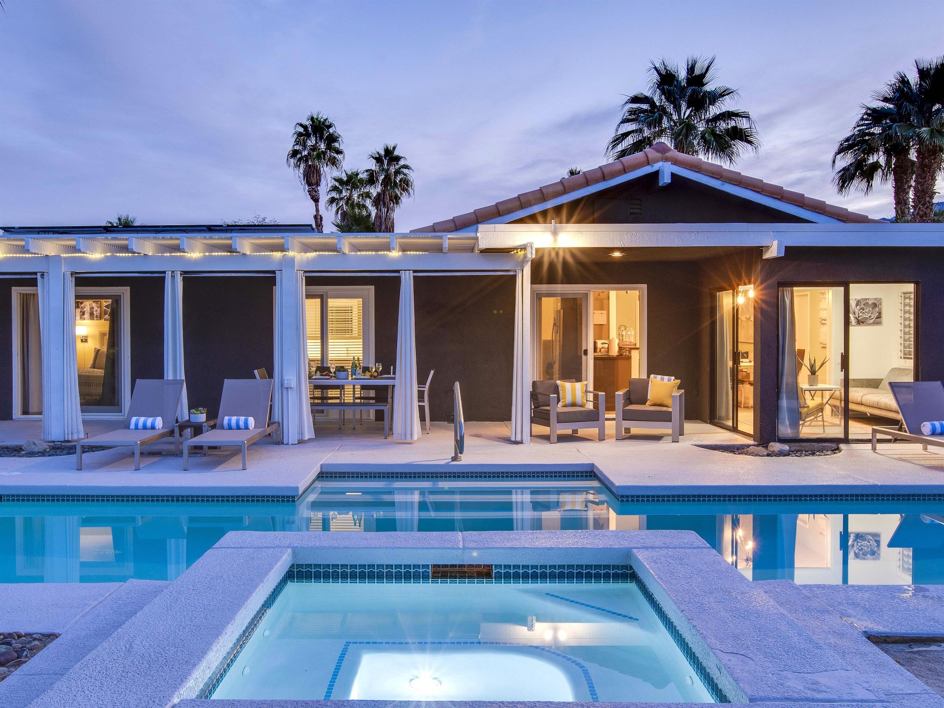 Bright, happy Palm Springs vibe