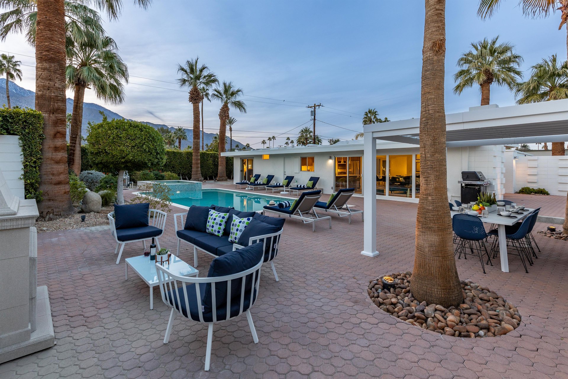 Spend your evenings on the peaceful patio