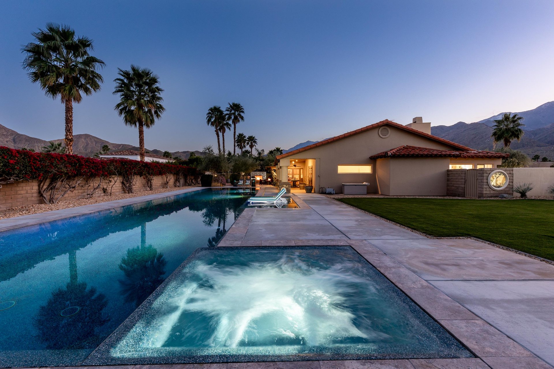 Relax and unwind in the jacuzzi