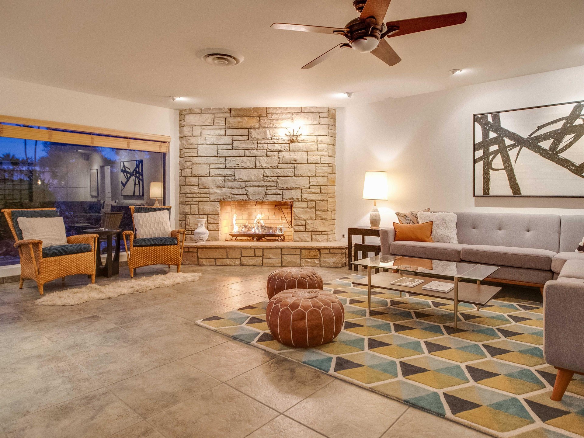 Spend quality time together in the open living area