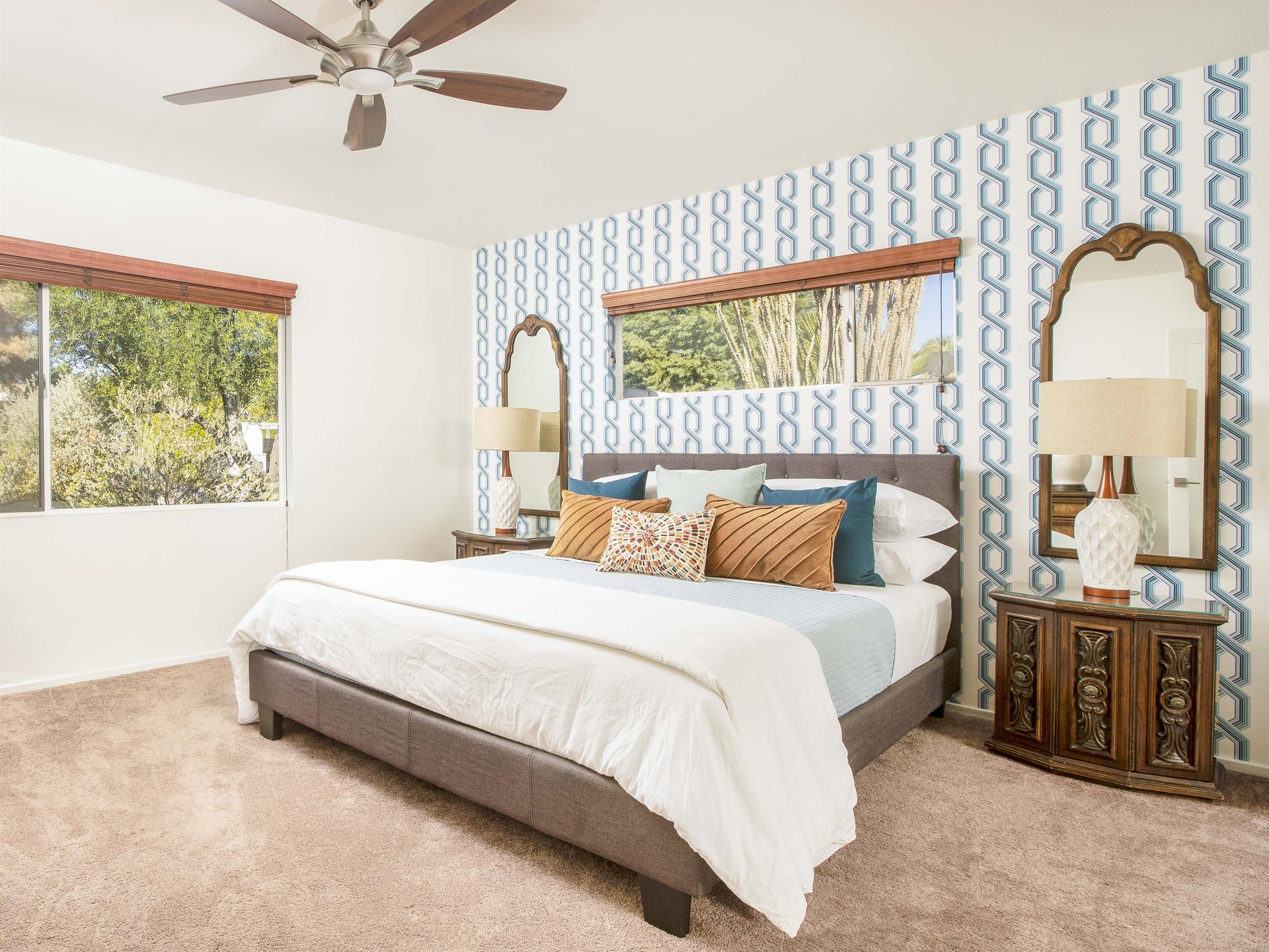 Fall asleep in the gorgeous bedroom