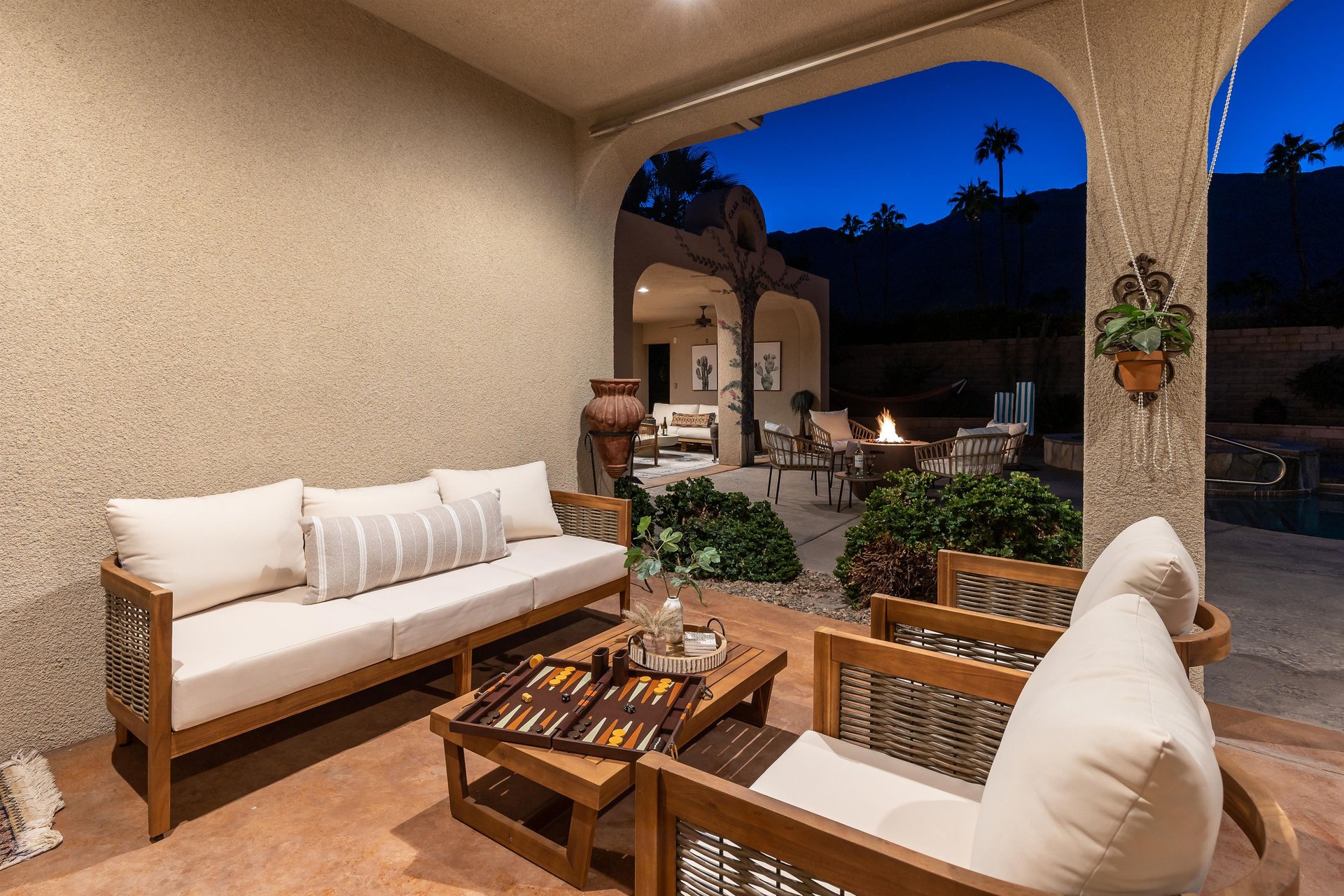 Play a board game or two in the fresh evening air