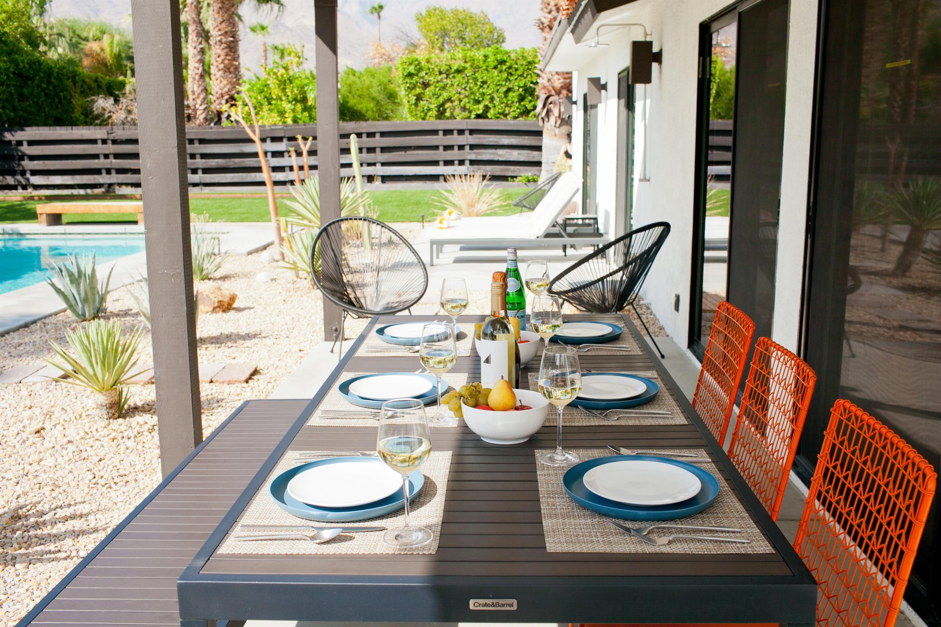 Enjoy al fresco dining day or night