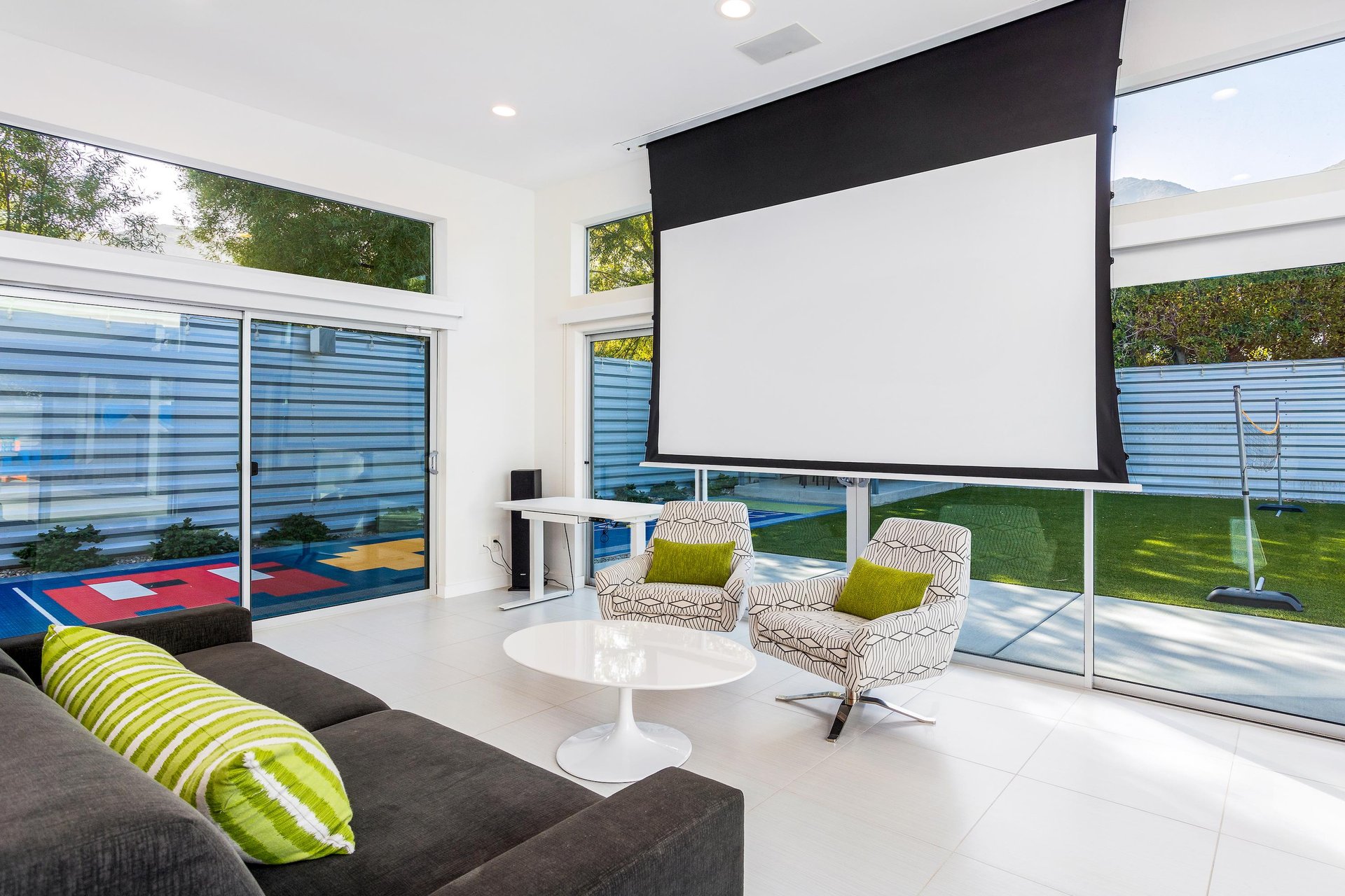 Transform the living room into your own home theater