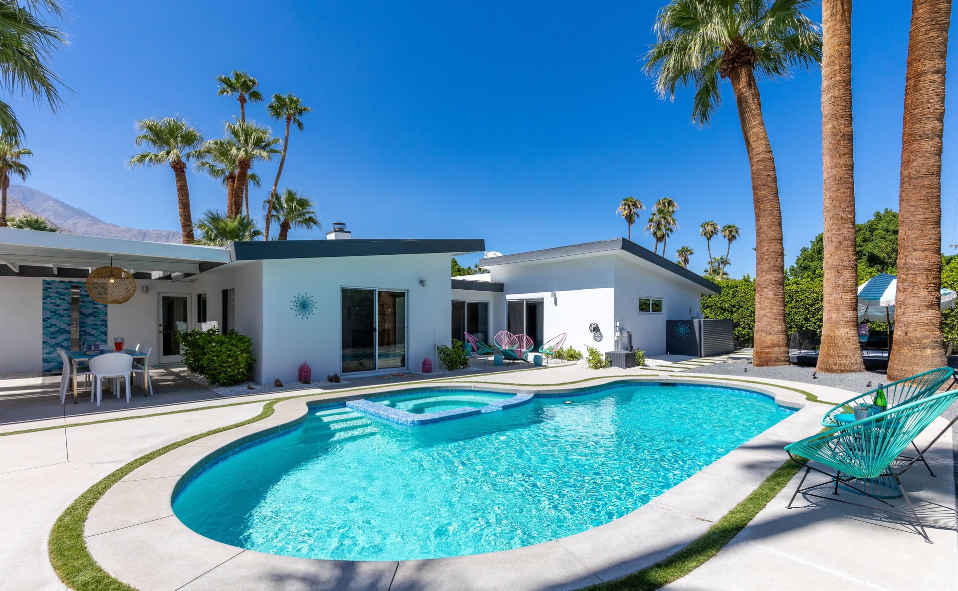Glistening Pool And Spa