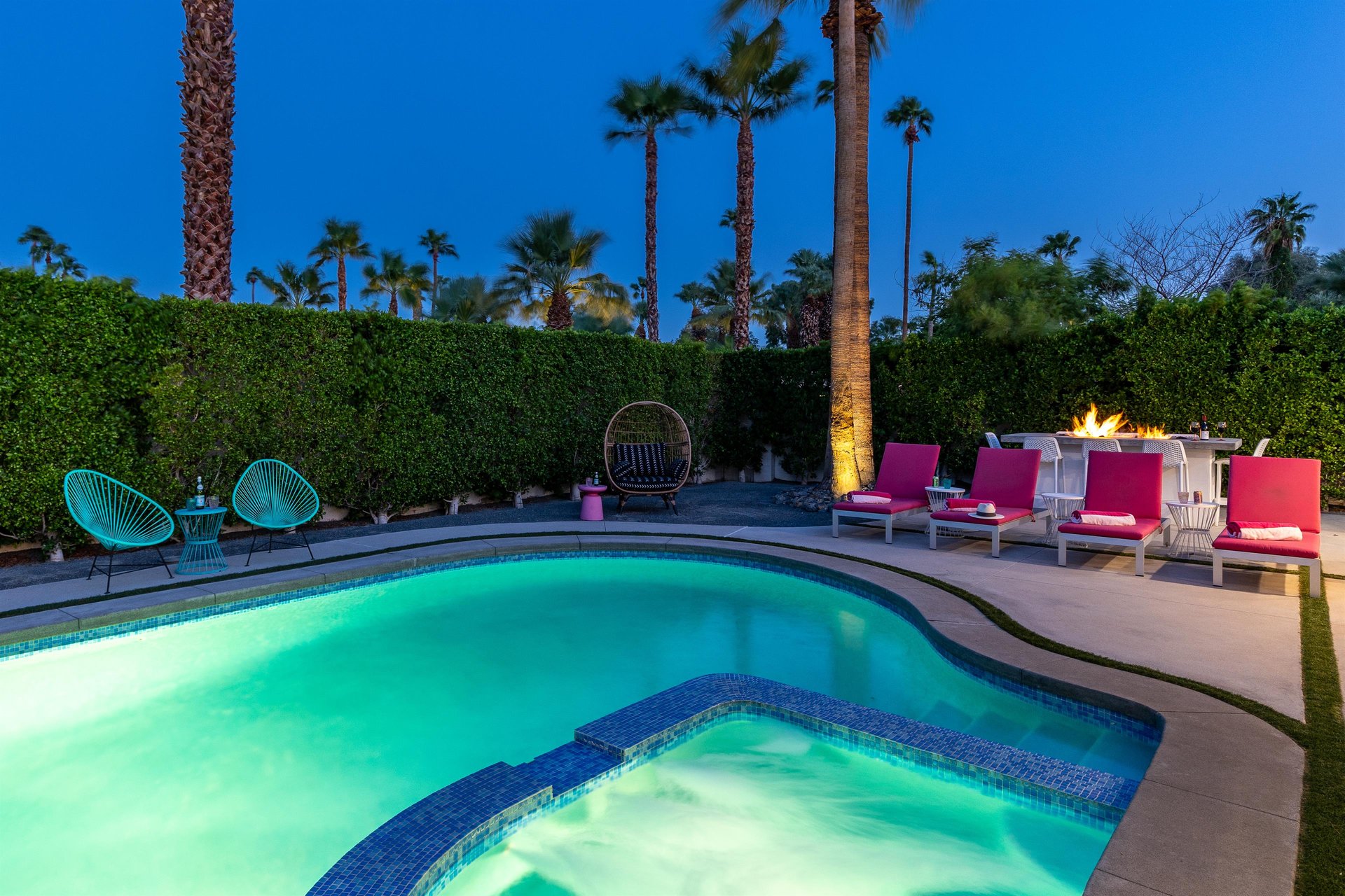 Spa And Pool Lights On