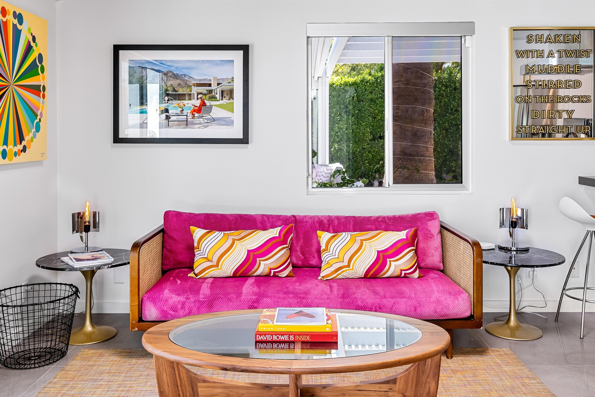 Vibrant Pink Couch