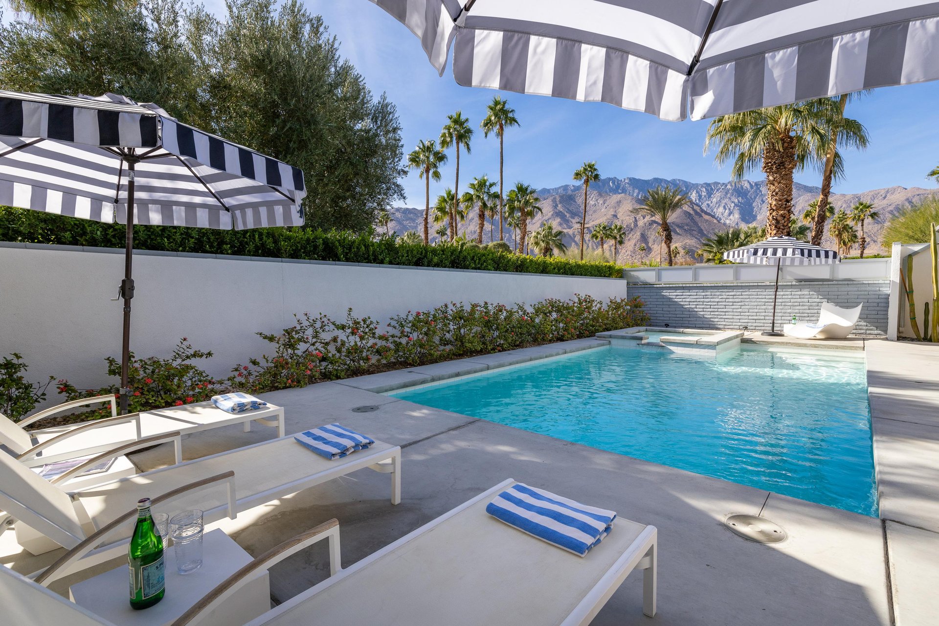 Take a nap or read a book poolside