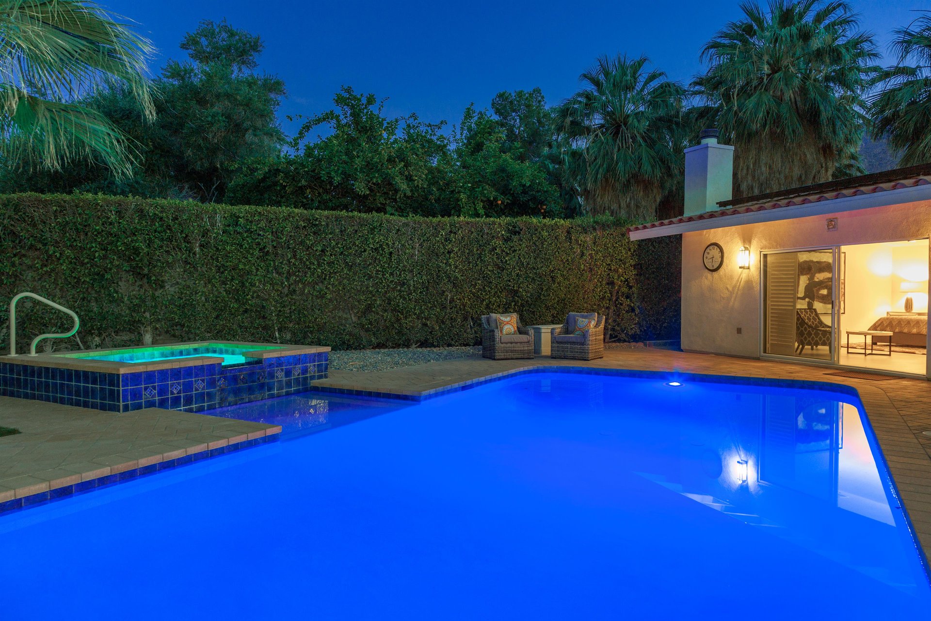 Gorgeous yard with large pool