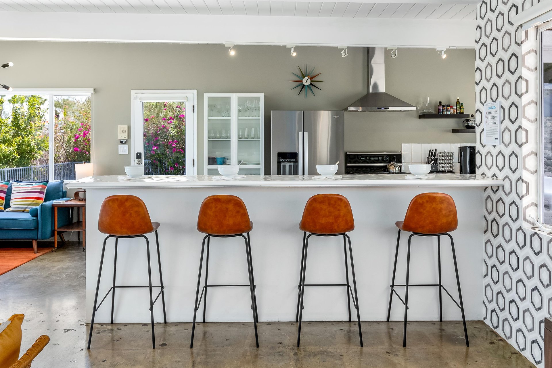 Breakfast bar for four