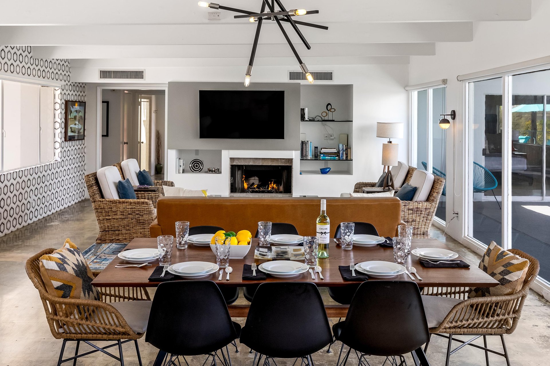 Share a meal with friends and family