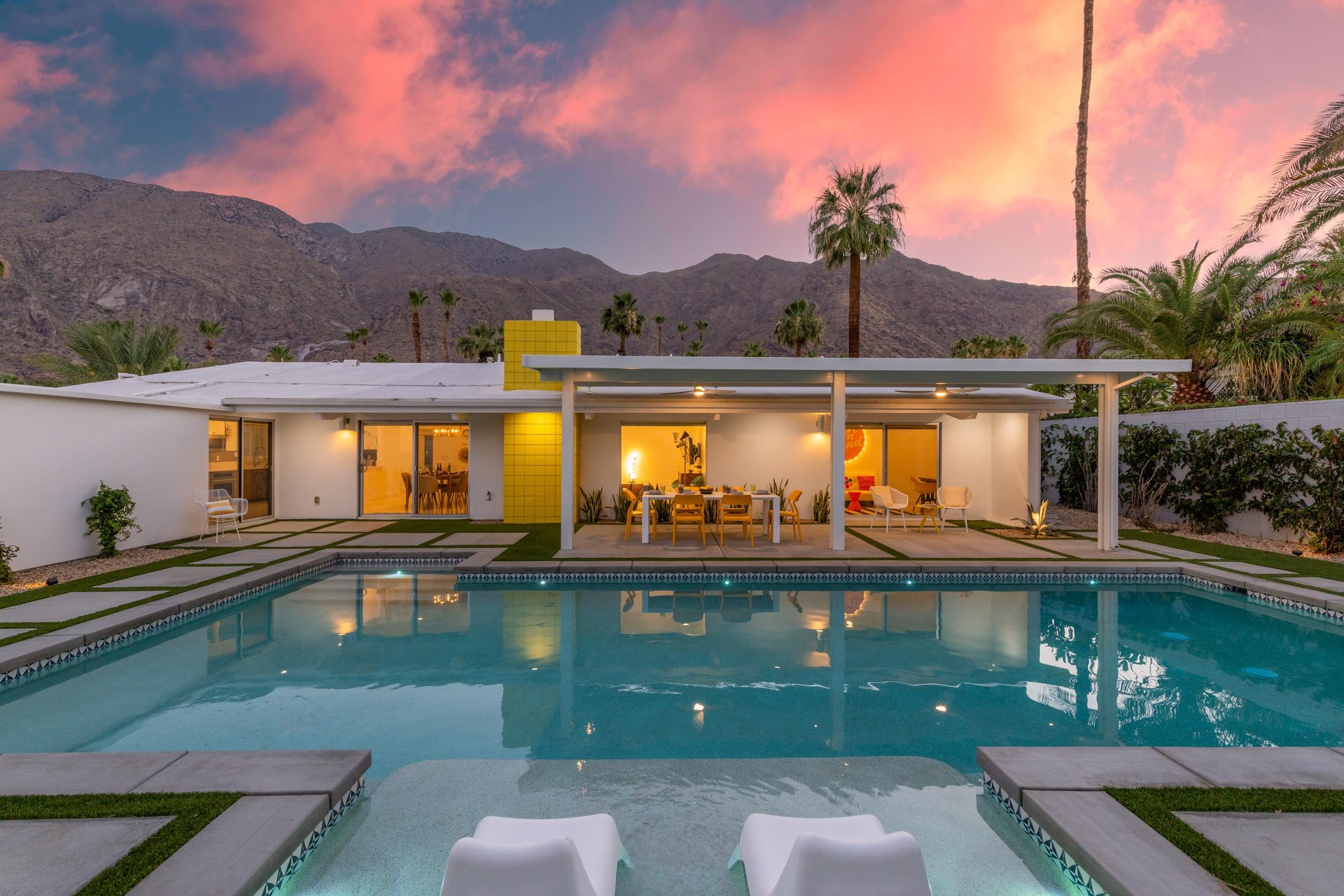 Amazing sunsets and mountain views