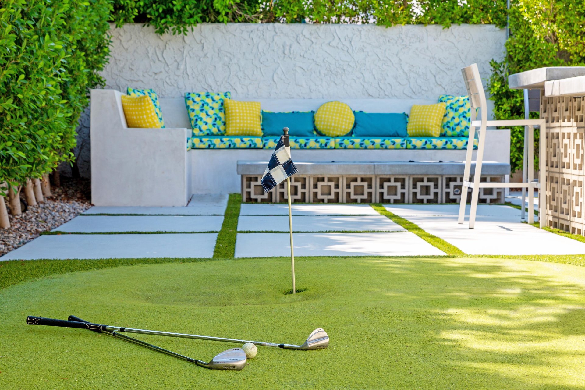 Play a game of mini golf