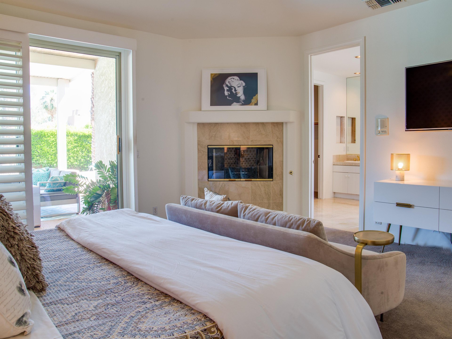 Outdoor access from your gorgeous bedroom