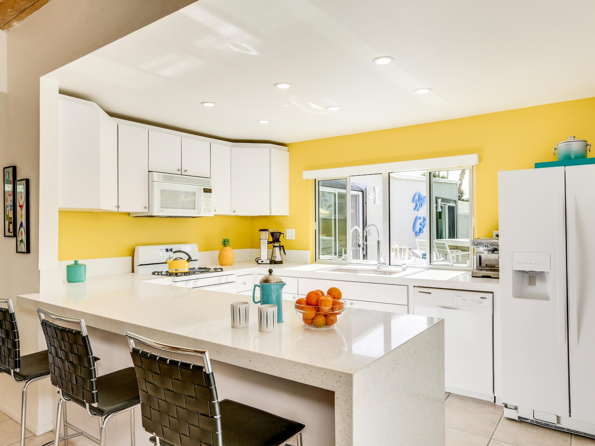 Well stocked kitchen