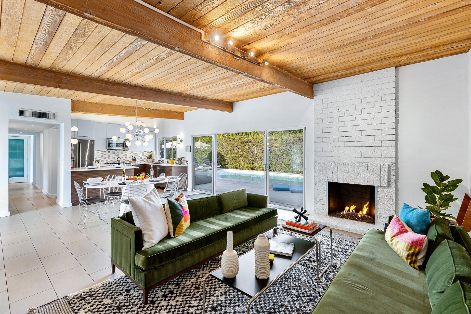 Lovely wood ceilings