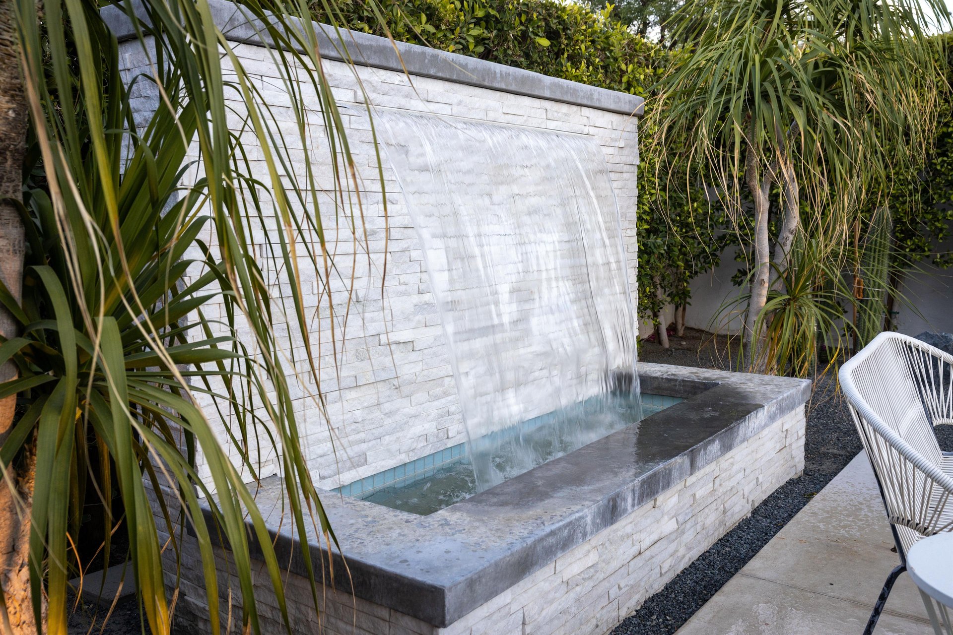 Fun waterfall feature